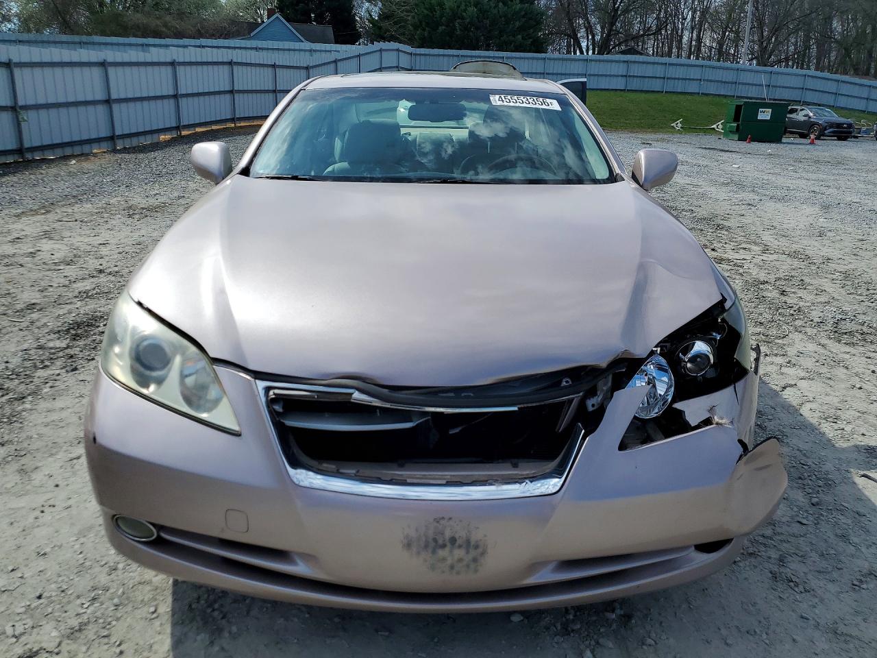2007 Lexus Es 350 Base Beige vin: JTHBJ46G272102060