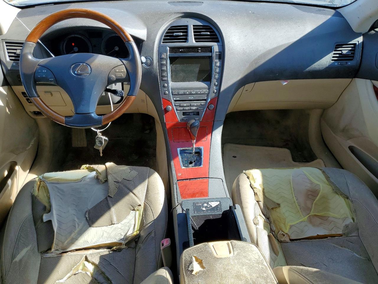 2007 Lexus Es 350 Black vin: JTHBJ46G272126424
