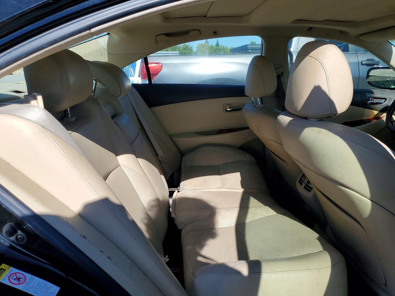 2007 Lexus Es 350 Black vin: JTHBJ46G272126424