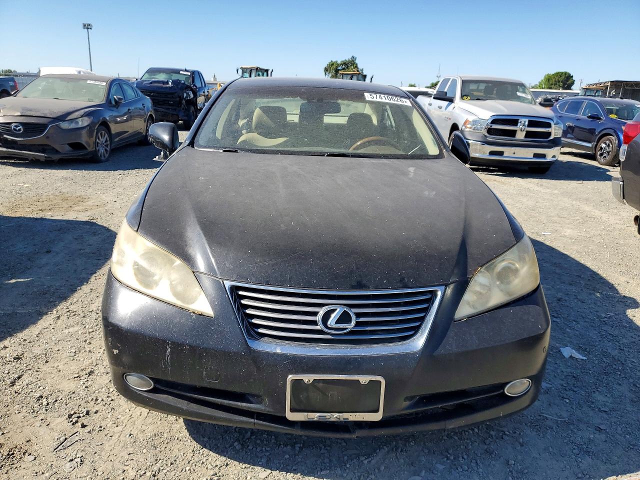 2007 Lexus Es 350 Black vin: JTHBJ46G272126424