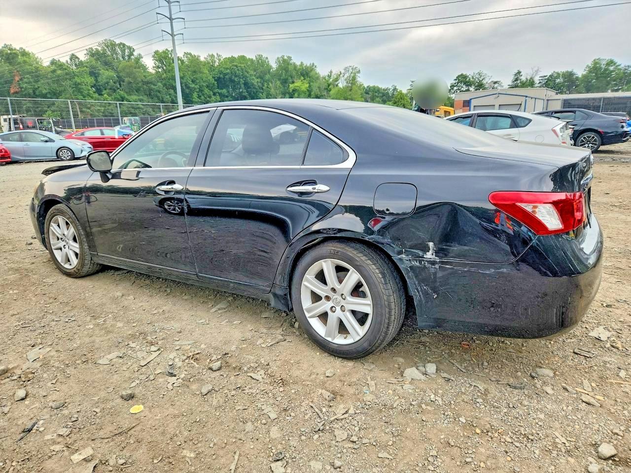 2007 Lexus Es 350 Black vin: JTHBJ46G272132854