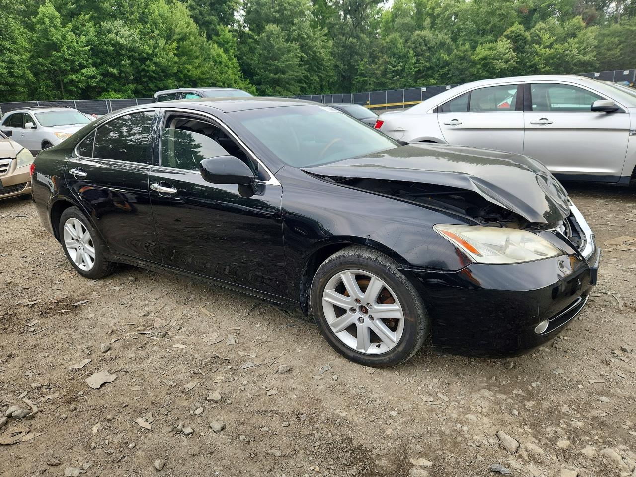 2007 Lexus Es 350 Black vin: JTHBJ46G272132854