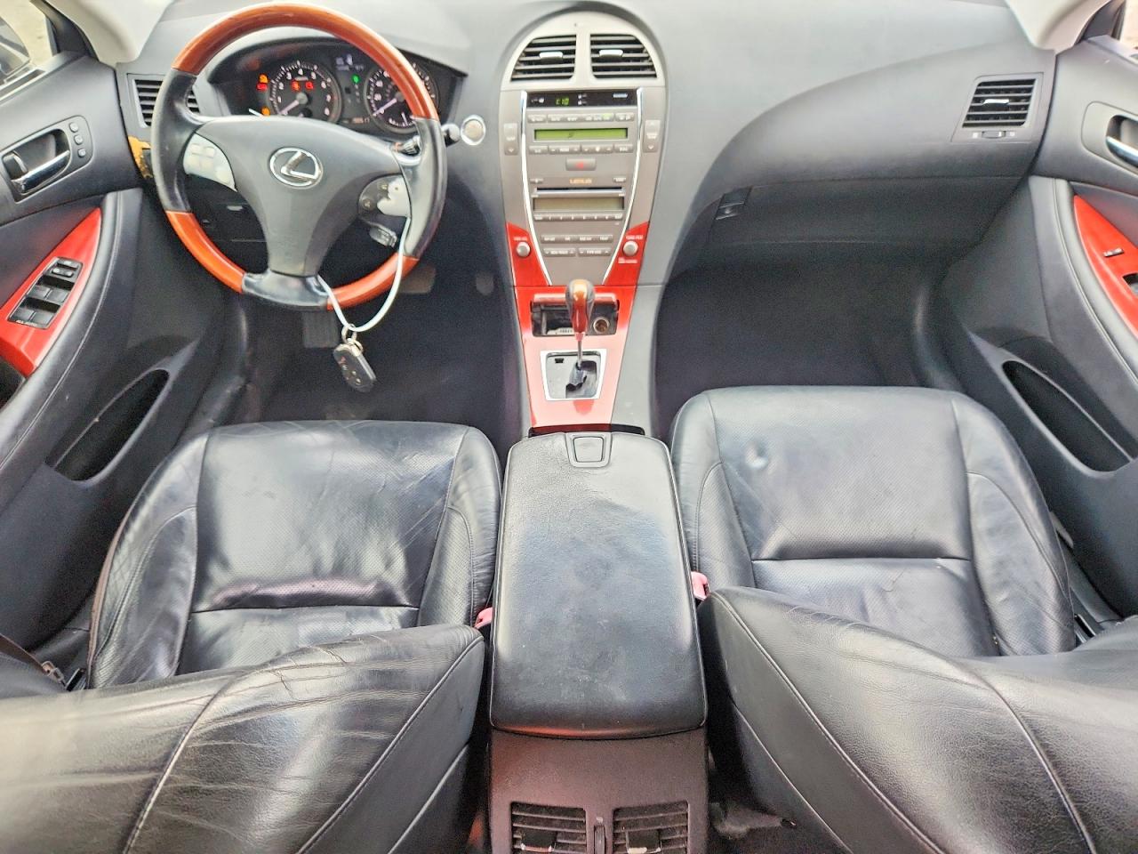 2007 Lexus Es 350 Black vin: JTHBJ46G272132854