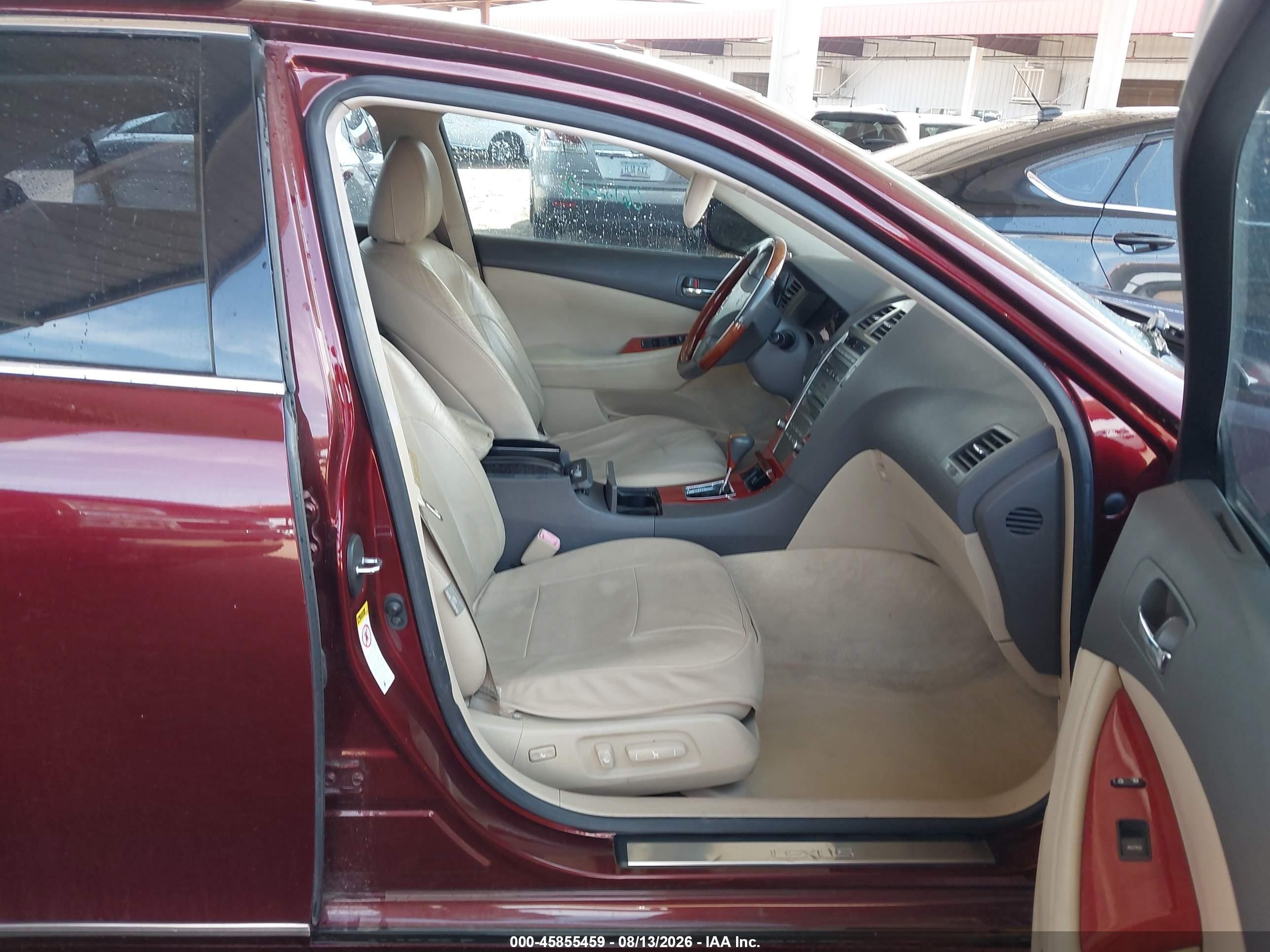 2007 Lexus Es 350   Burgundy vin: JTHBJ46G272135849