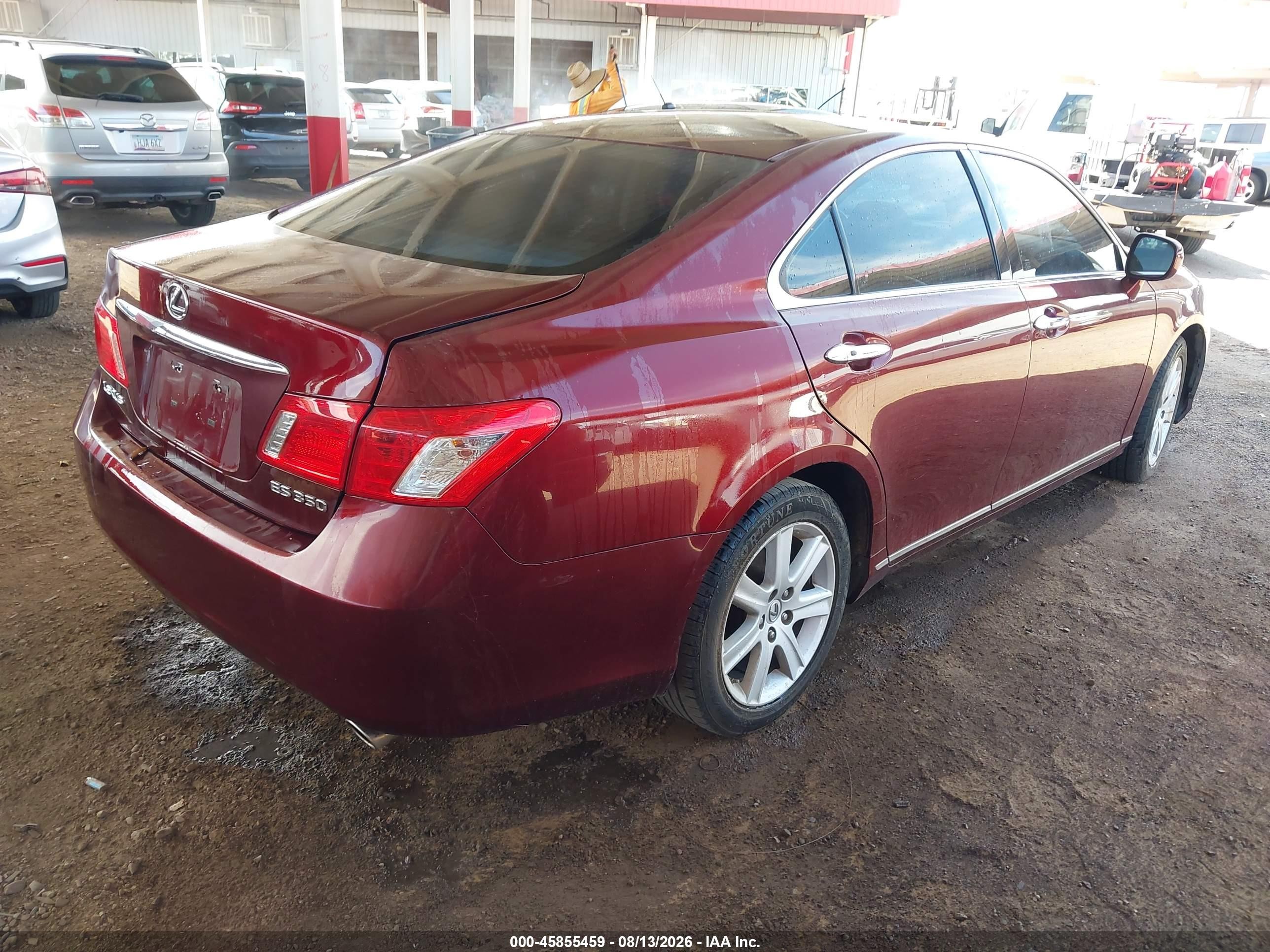2007 Lexus Es 350   Burgundy vin: JTHBJ46G272135849