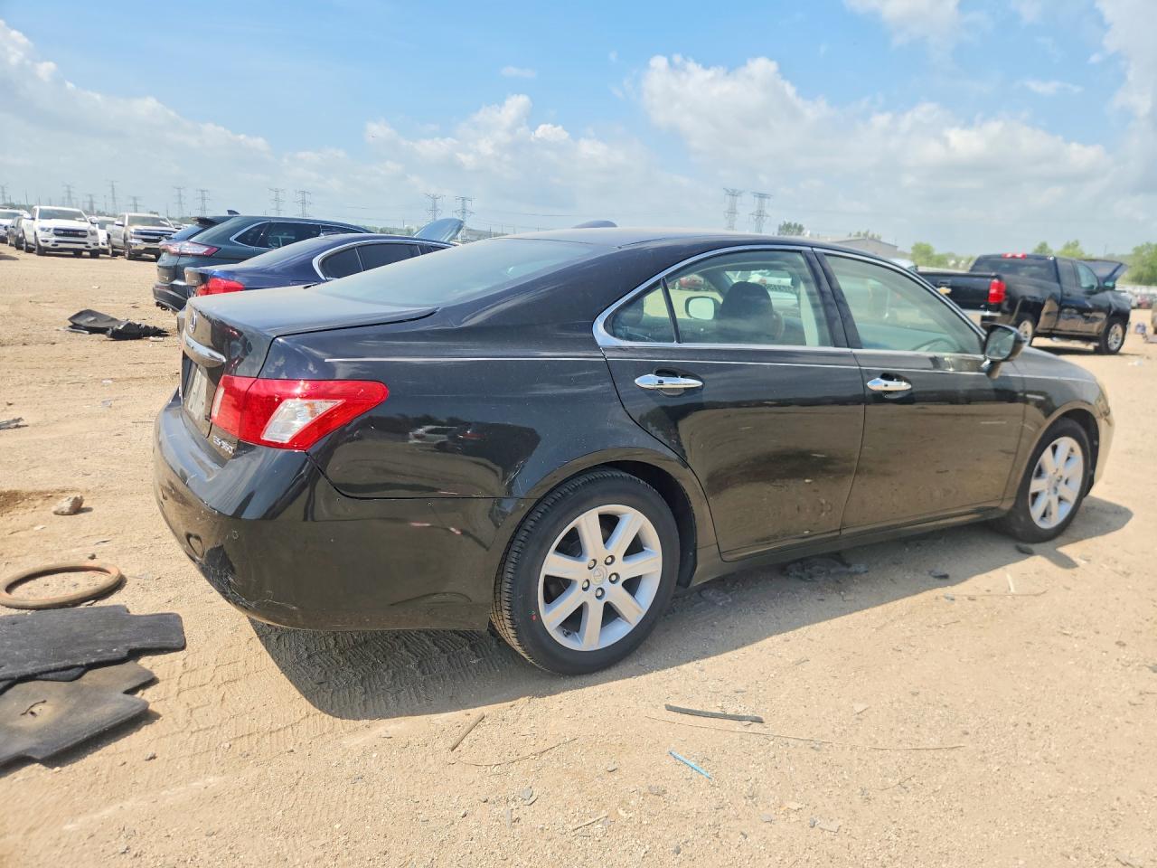 2007 Lexus Es 350 Черный vin: JTHBJ46G272138850
