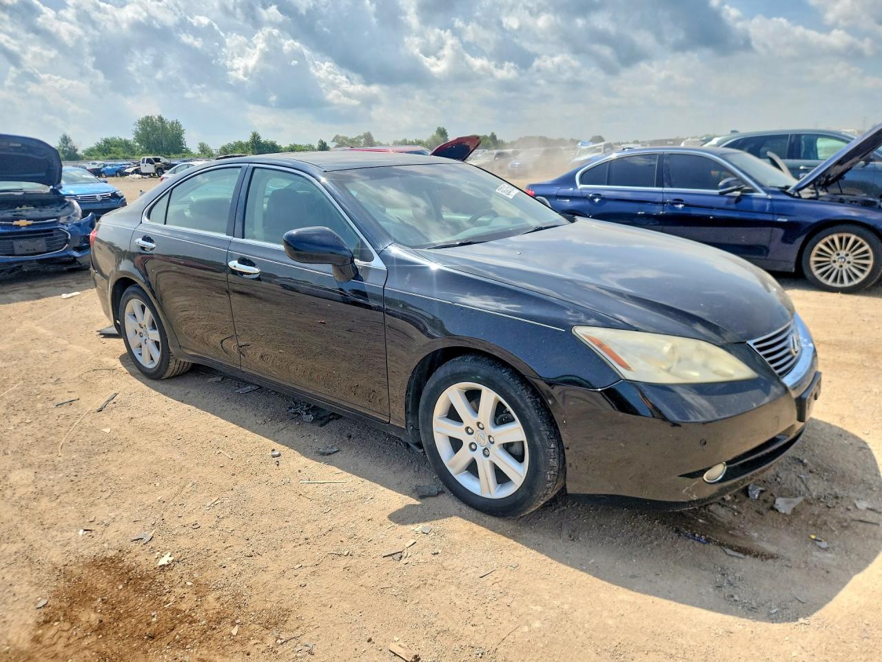 2007 Lexus Es 350 Черный vin: JTHBJ46G272138850
