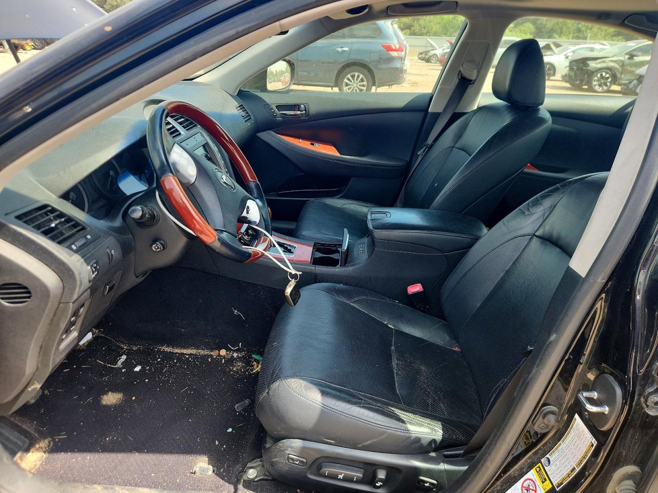 2007 Lexus Es 350 Черный vin: JTHBJ46G272138850