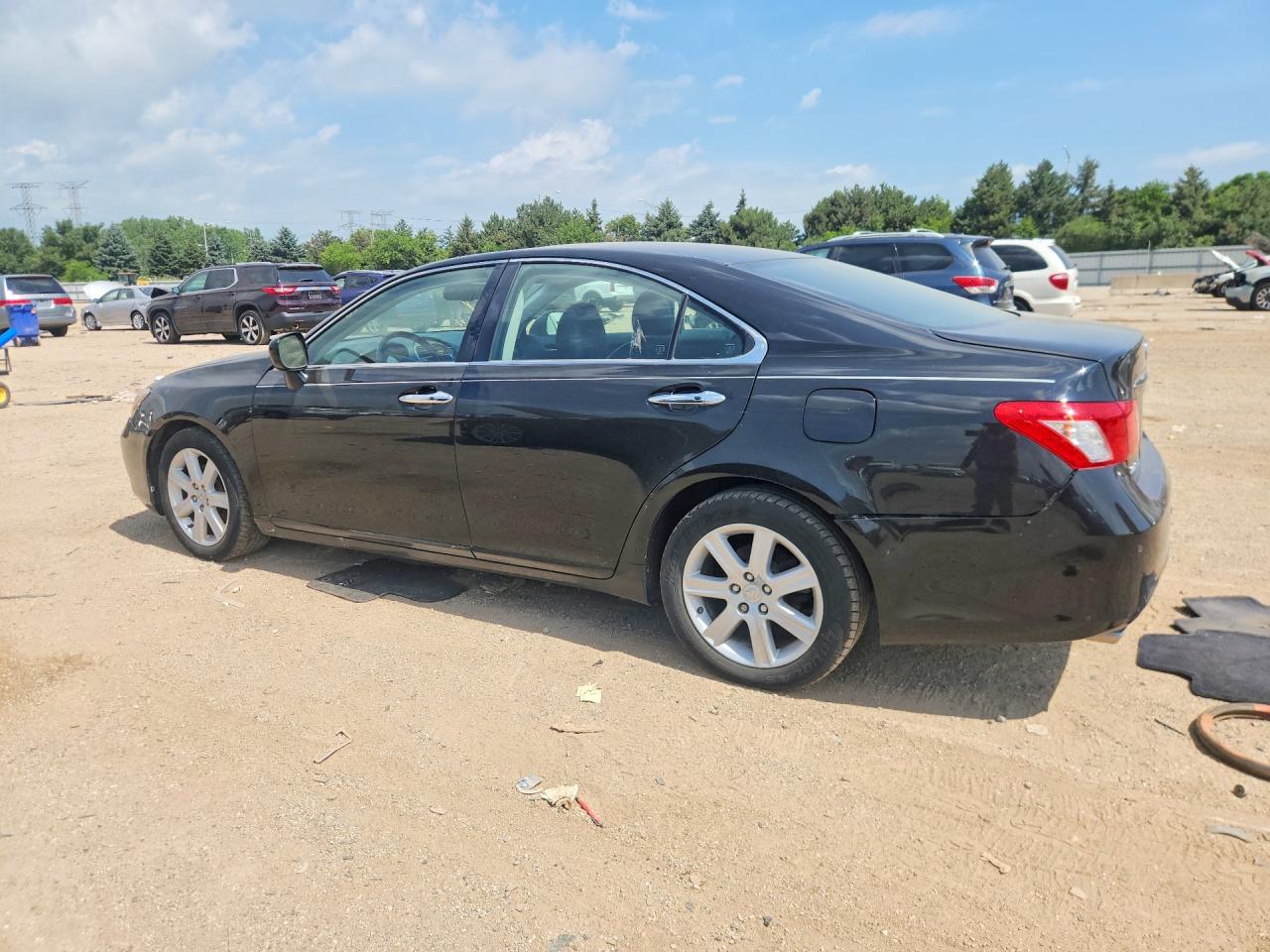 2007 Lexus Es 350 Черный vin: JTHBJ46G272138850