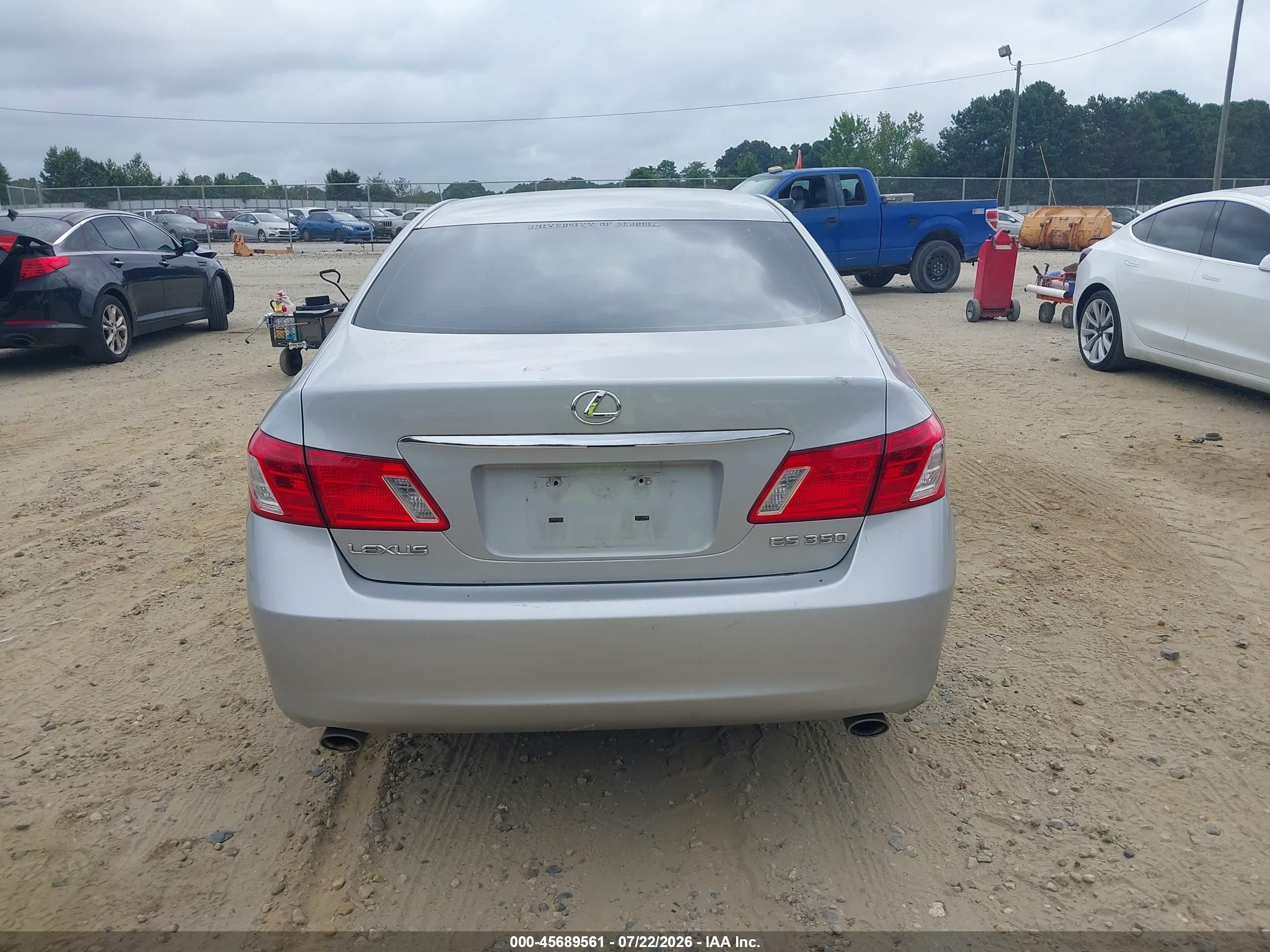 2007 Lexus Es 350 Silver vin: JTHBJ46G272140808