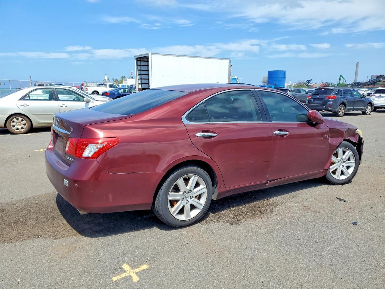 2007 Lexus Es 350 Red vin: JTHBJ46G272147726