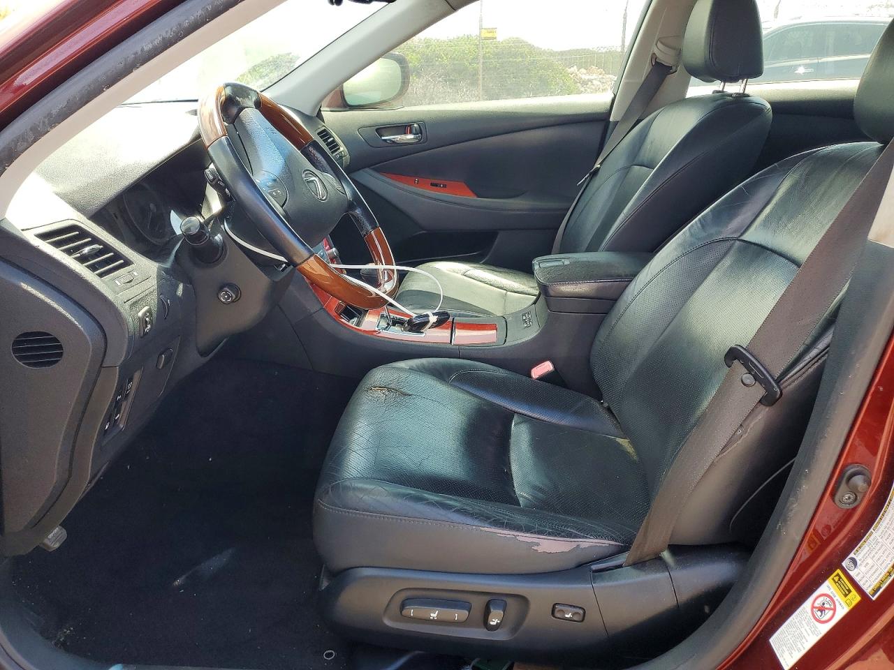 2007 Lexus Es 350 Red vin: JTHBJ46G272147726