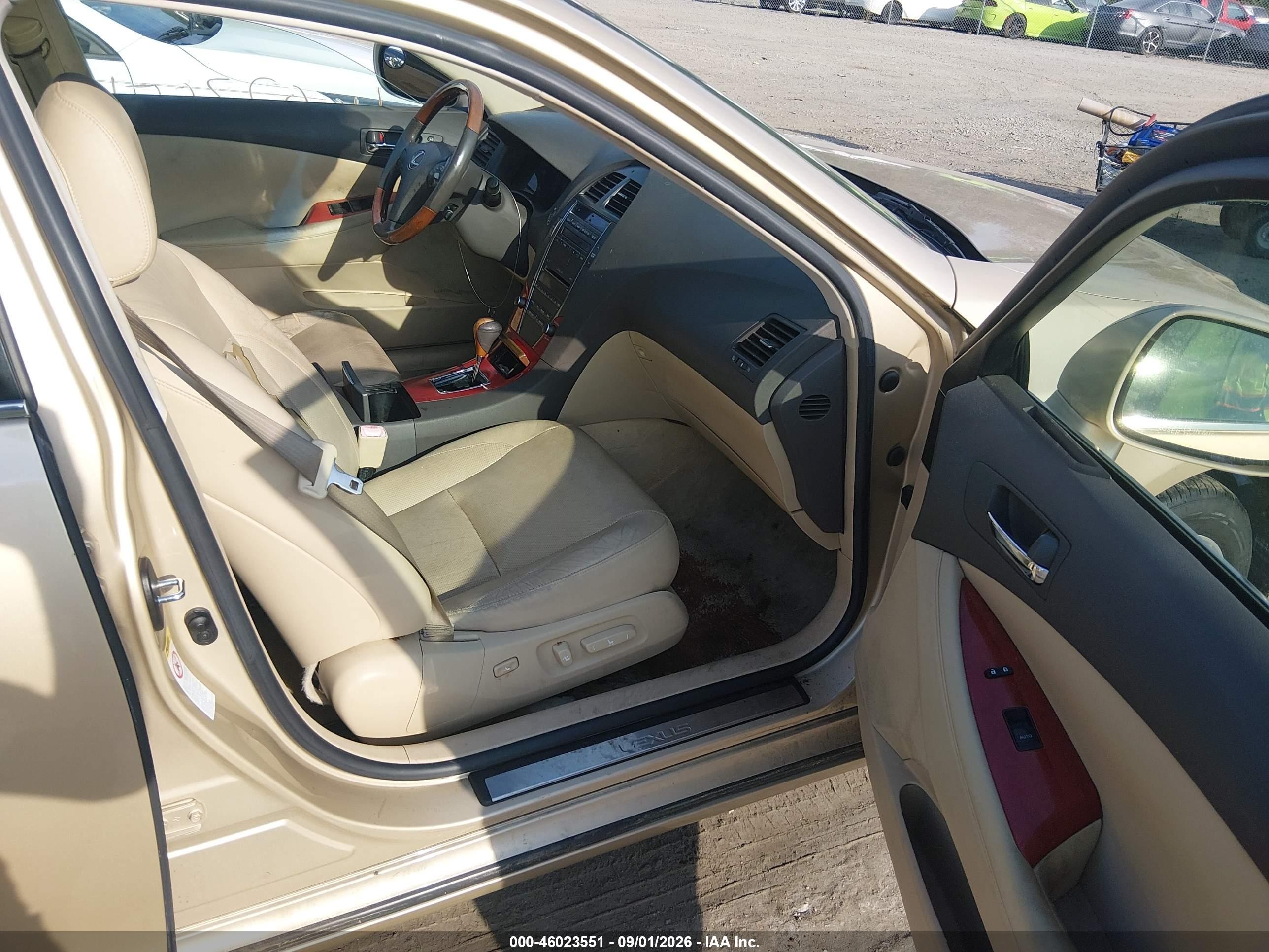 2007 Lexus Es 350   Gold vin: JTHBJ46G272148584