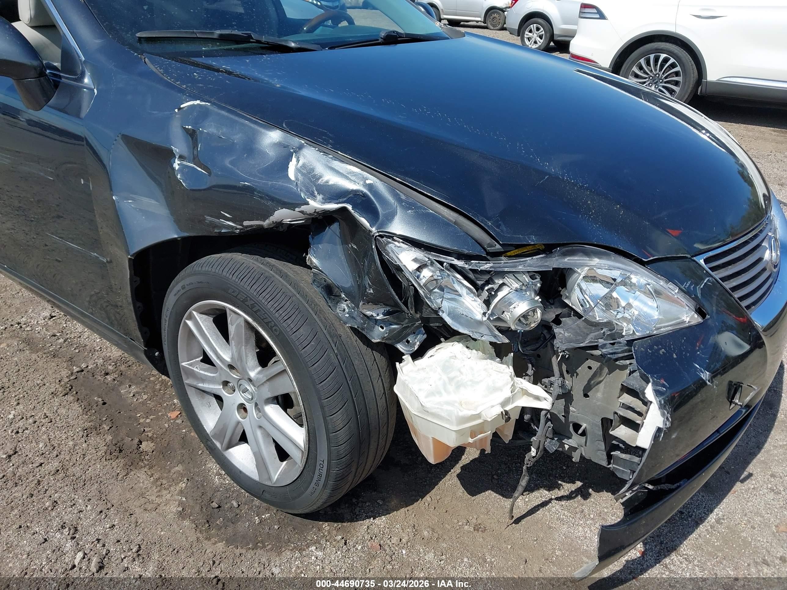 2008 Lexus Es 350   Gray vin: JTHBJ46G282160820