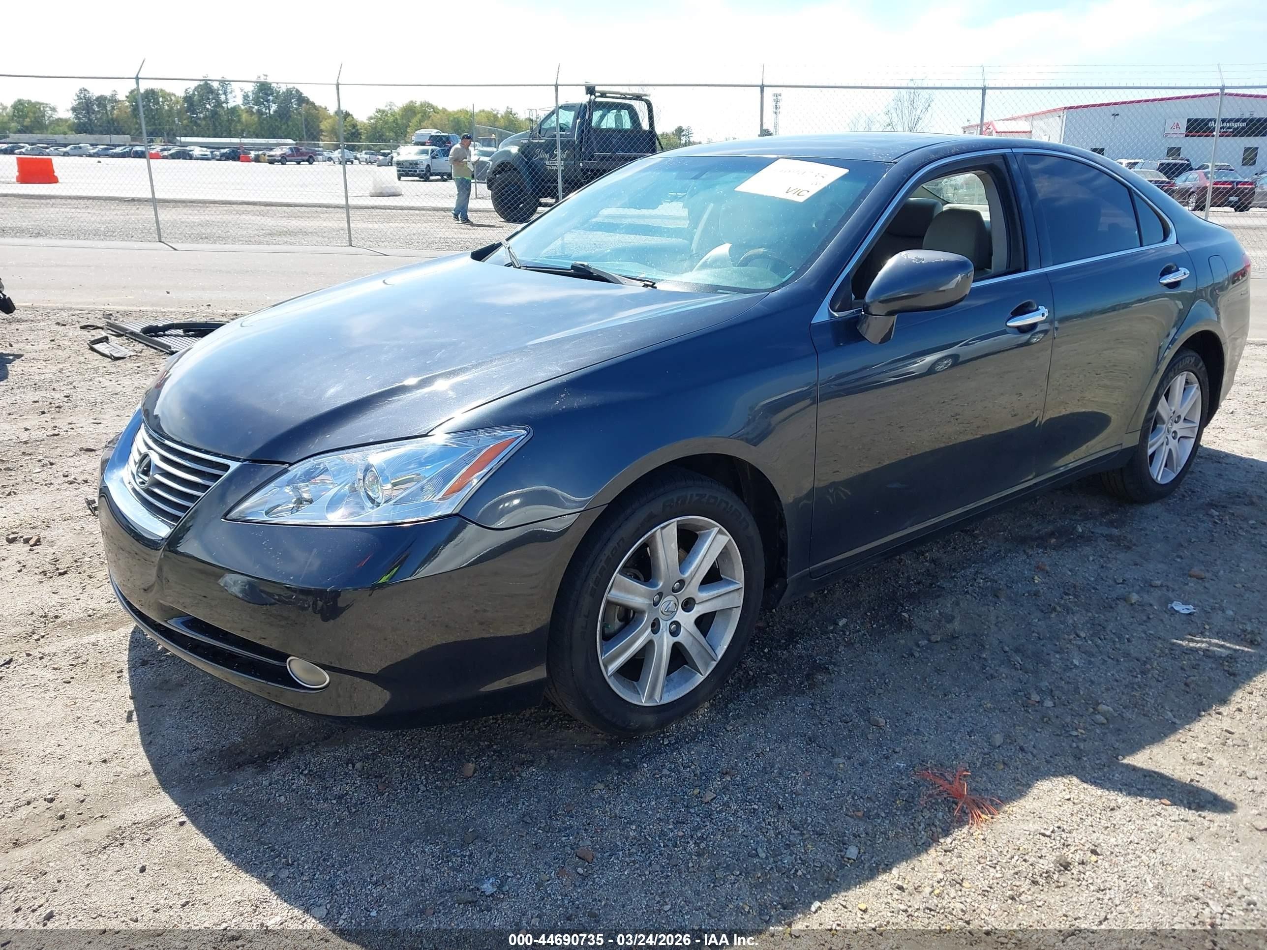 2008 Lexus Es 350   Gray vin: JTHBJ46G282160820