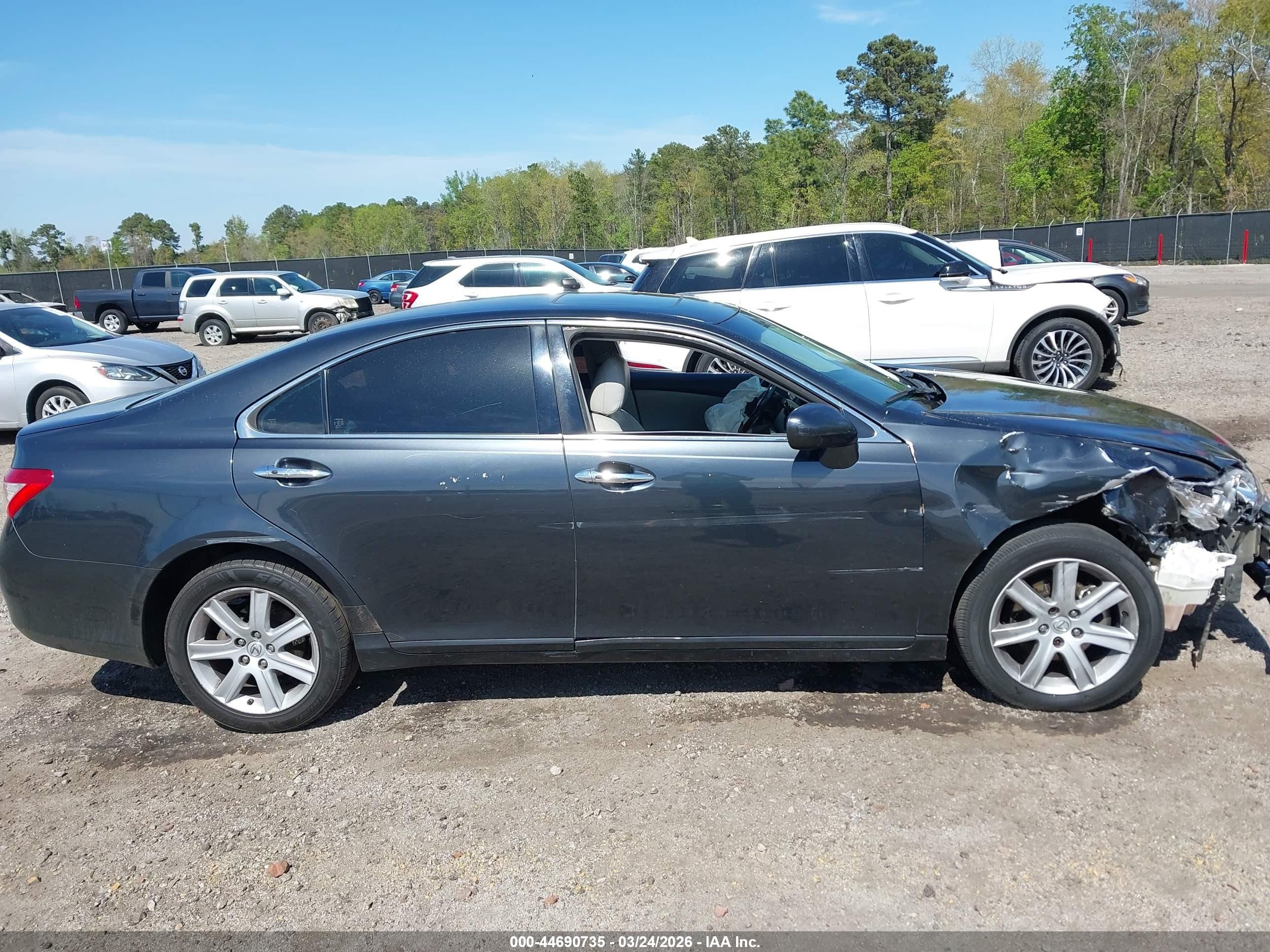 2008 Lexus Es 350   Gray vin: JTHBJ46G282160820