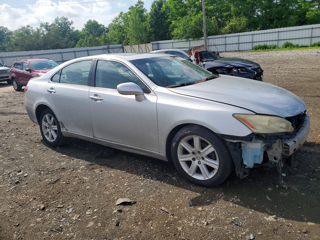 2008 Lexus Es 350 Silver vin: JTHBJ46G282161448