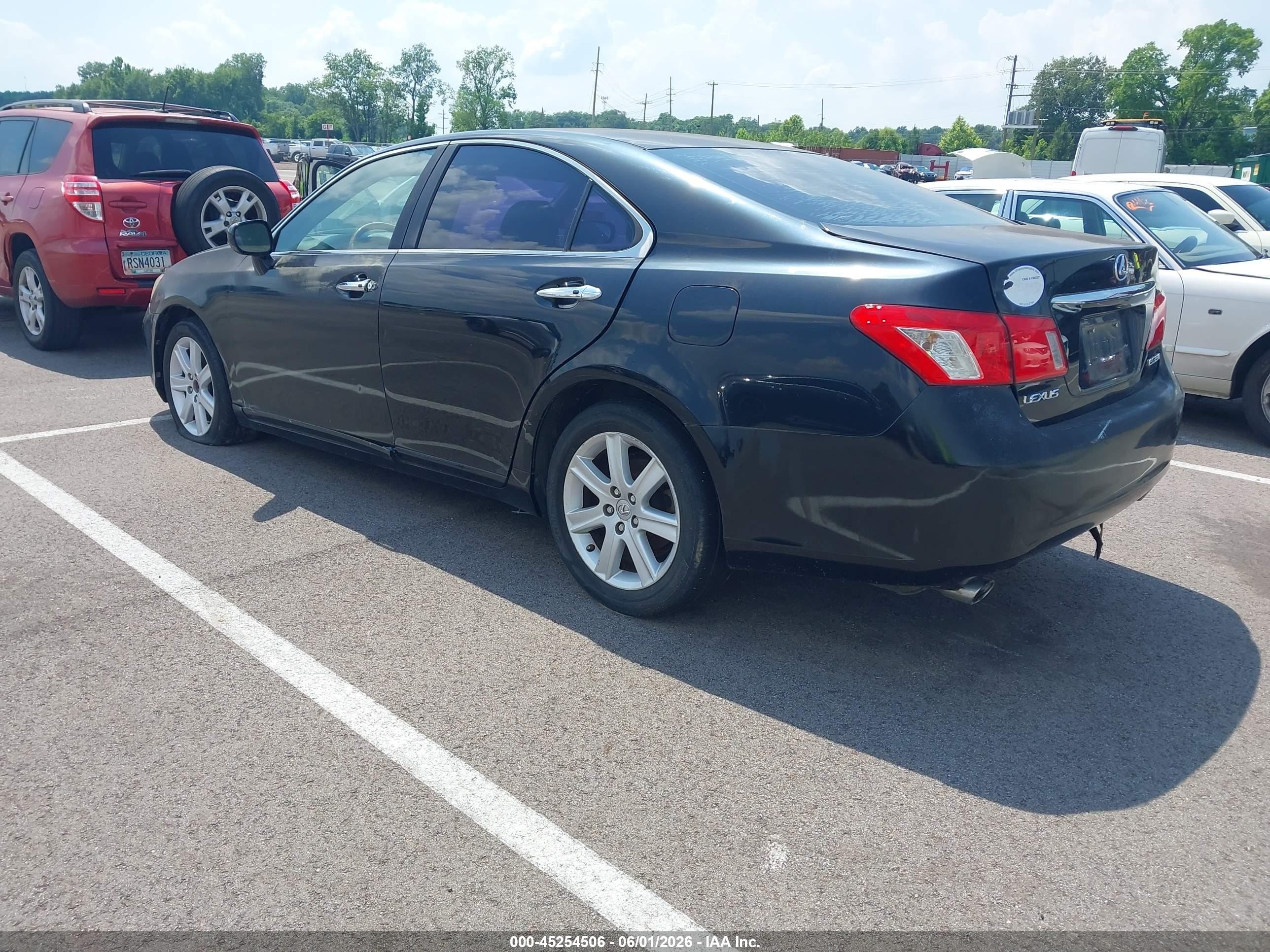 2008 Lexus Es 350   Black vin: JTHBJ46G282165743
