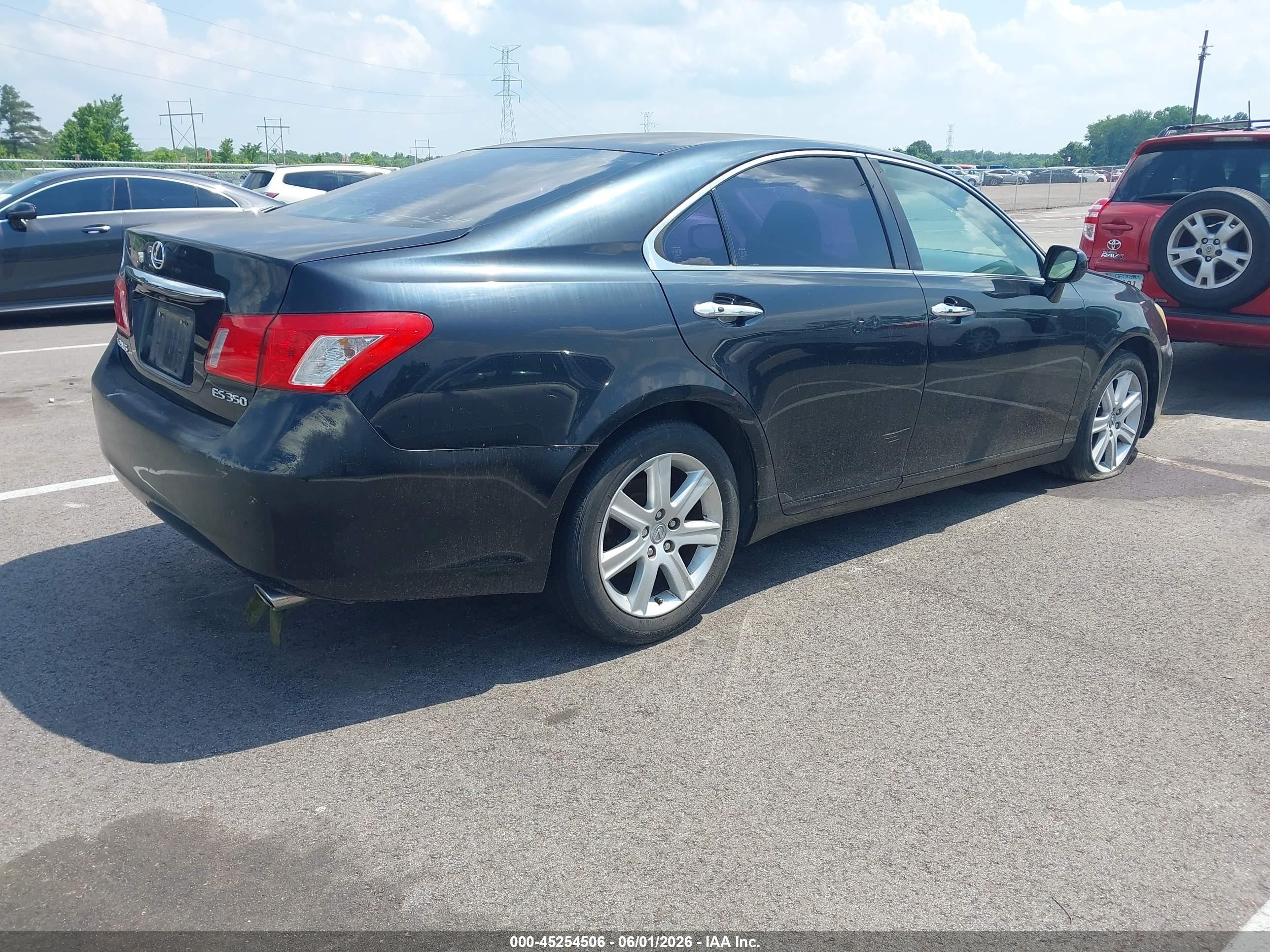 2008 Lexus Es 350   Black vin: JTHBJ46G282165743