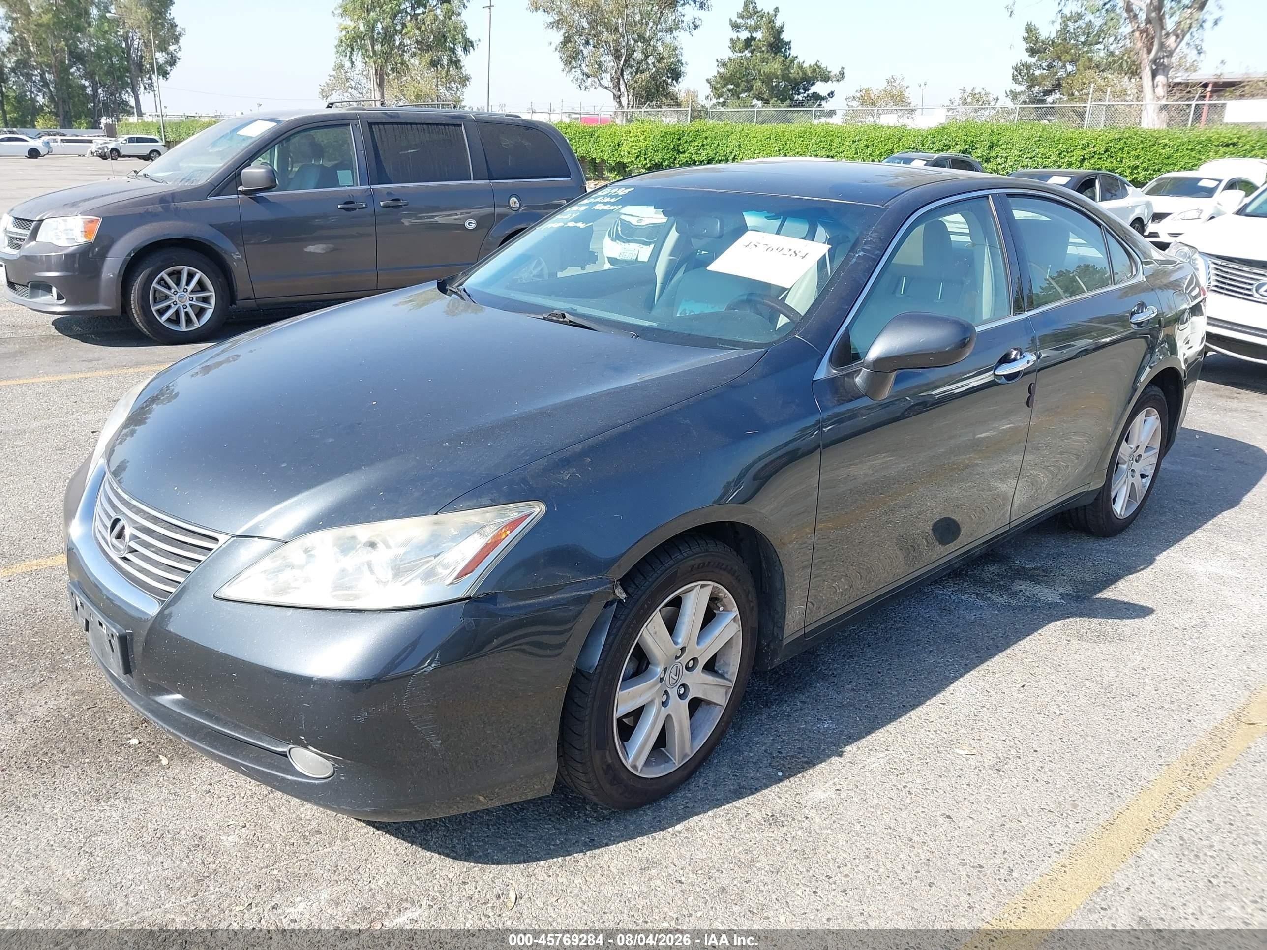 2008 Lexus Es 350   Black vin: JTHBJ46G282176449