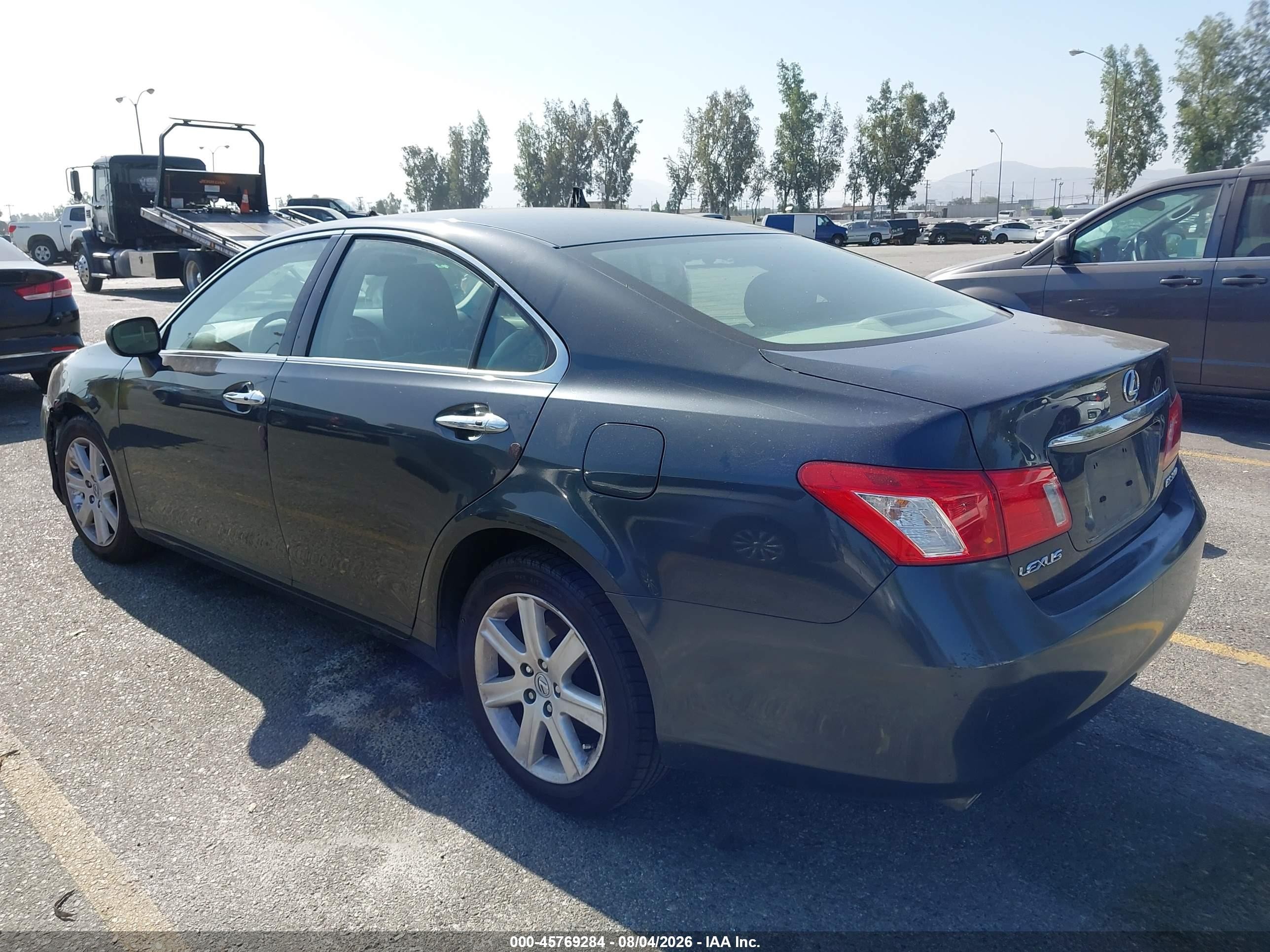 2008 Lexus Es 350   Black vin: JTHBJ46G282176449