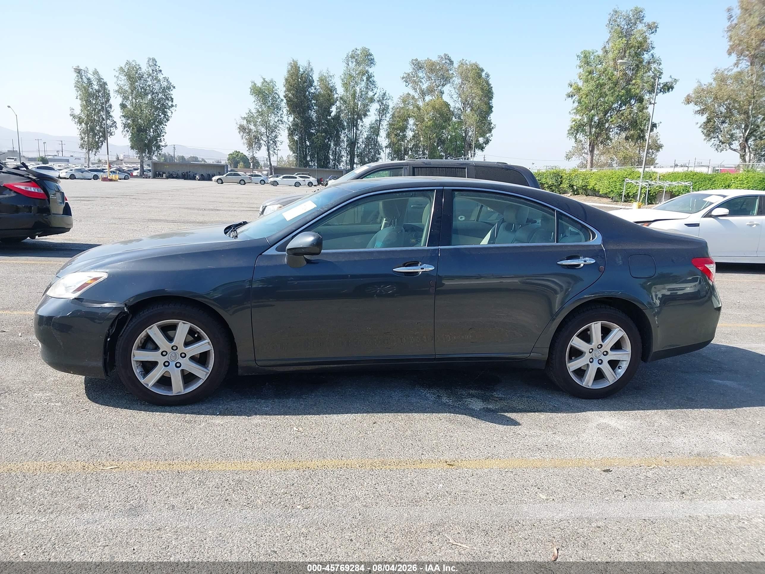 2008 Lexus Es 350   Black vin: JTHBJ46G282176449