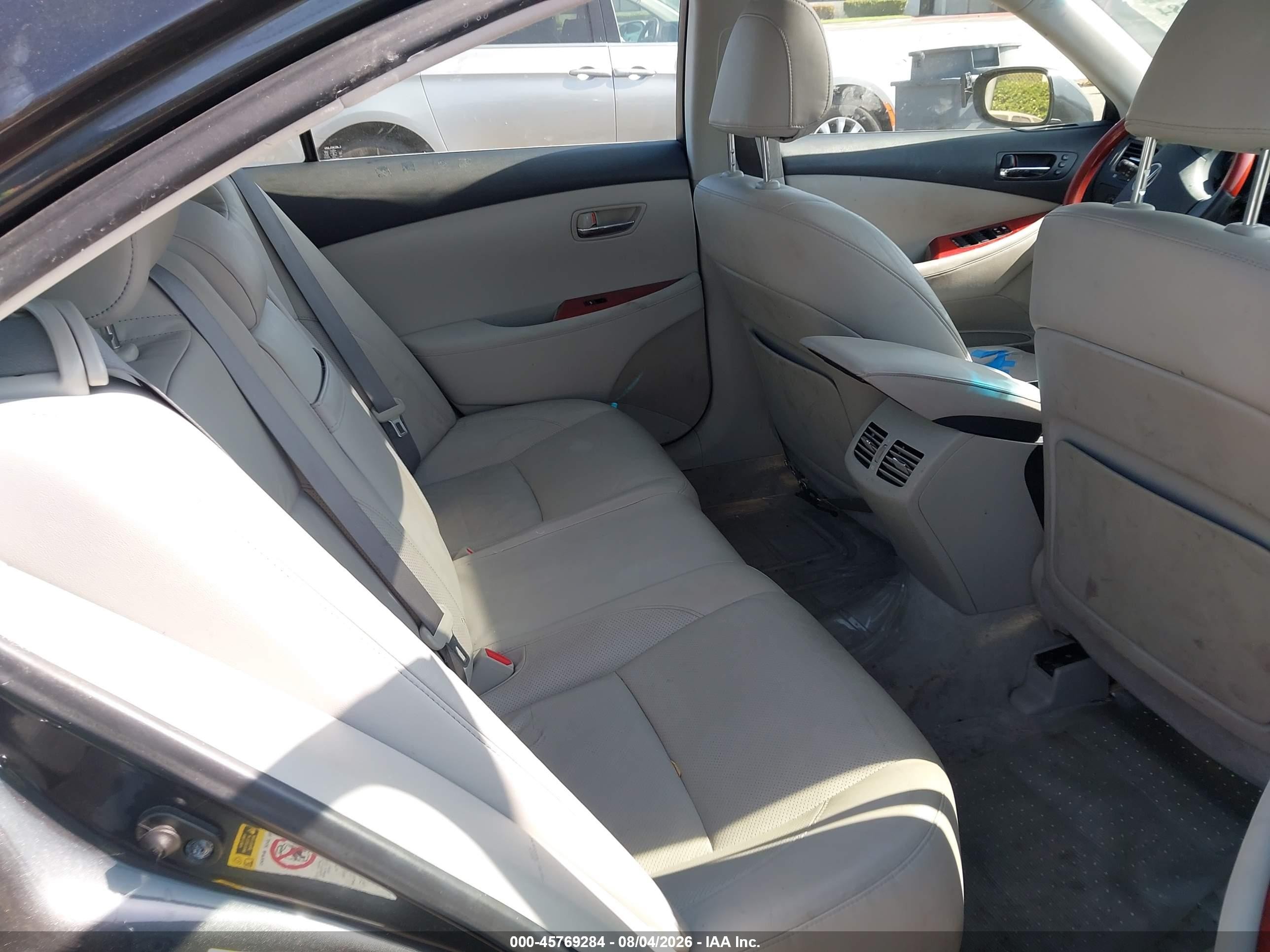 2008 Lexus Es 350   Black vin: JTHBJ46G282176449