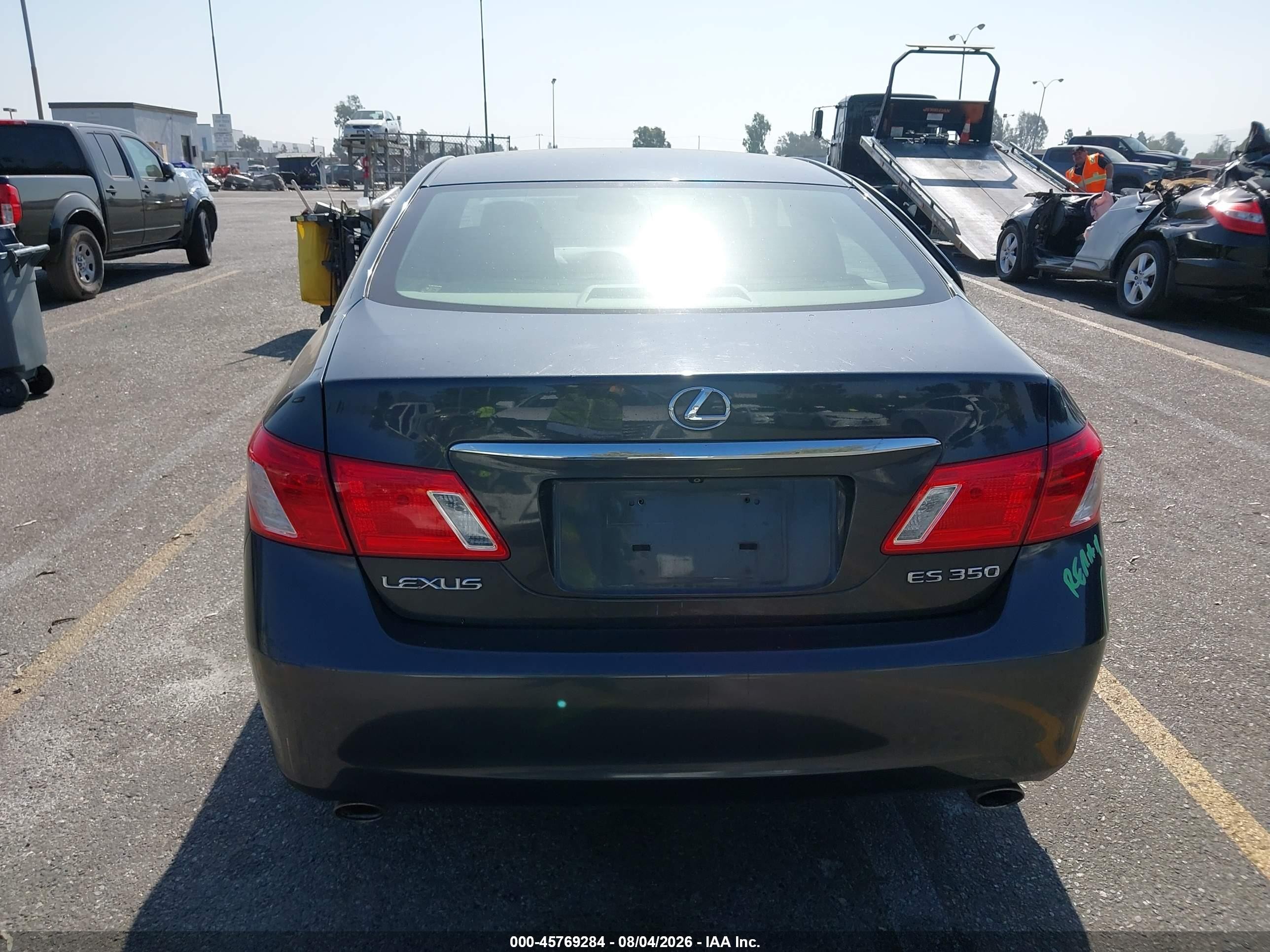 2008 Lexus Es 350   Black vin: JTHBJ46G282176449