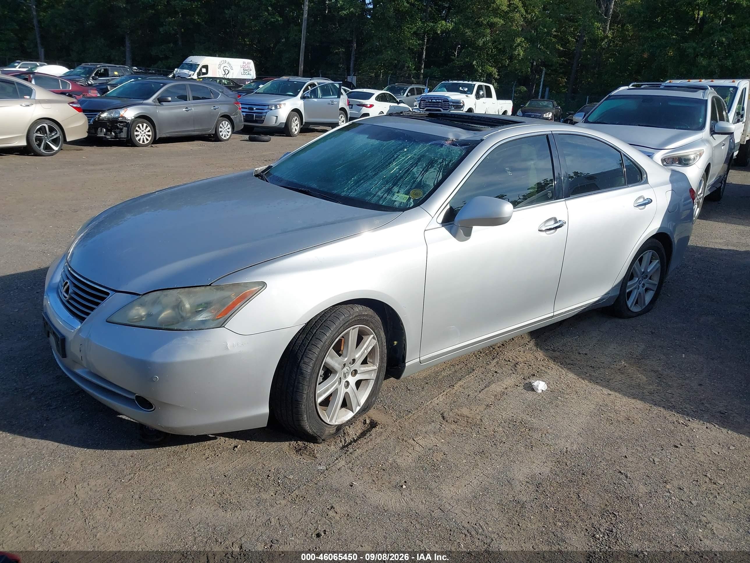 2008 Lexus Es 350   Silver vin: JTHBJ46G282179691