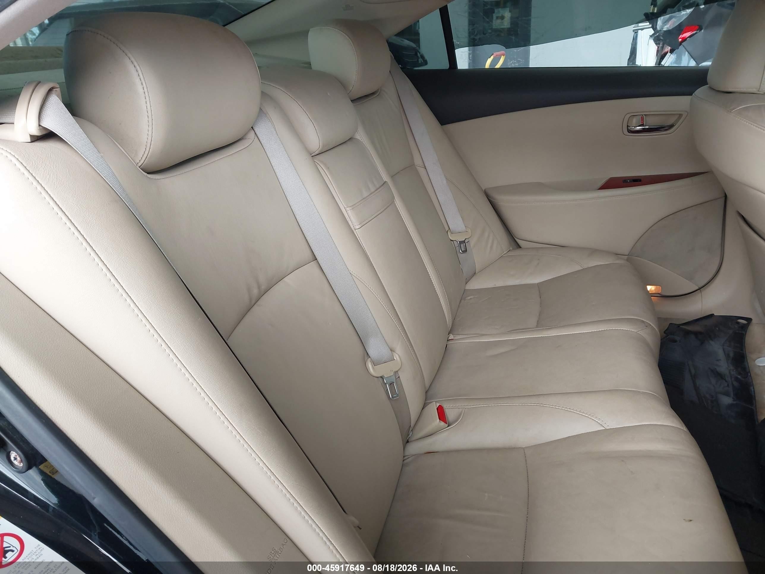 2008 Lexus Es 350   Черный vin: JTHBJ46G282182297