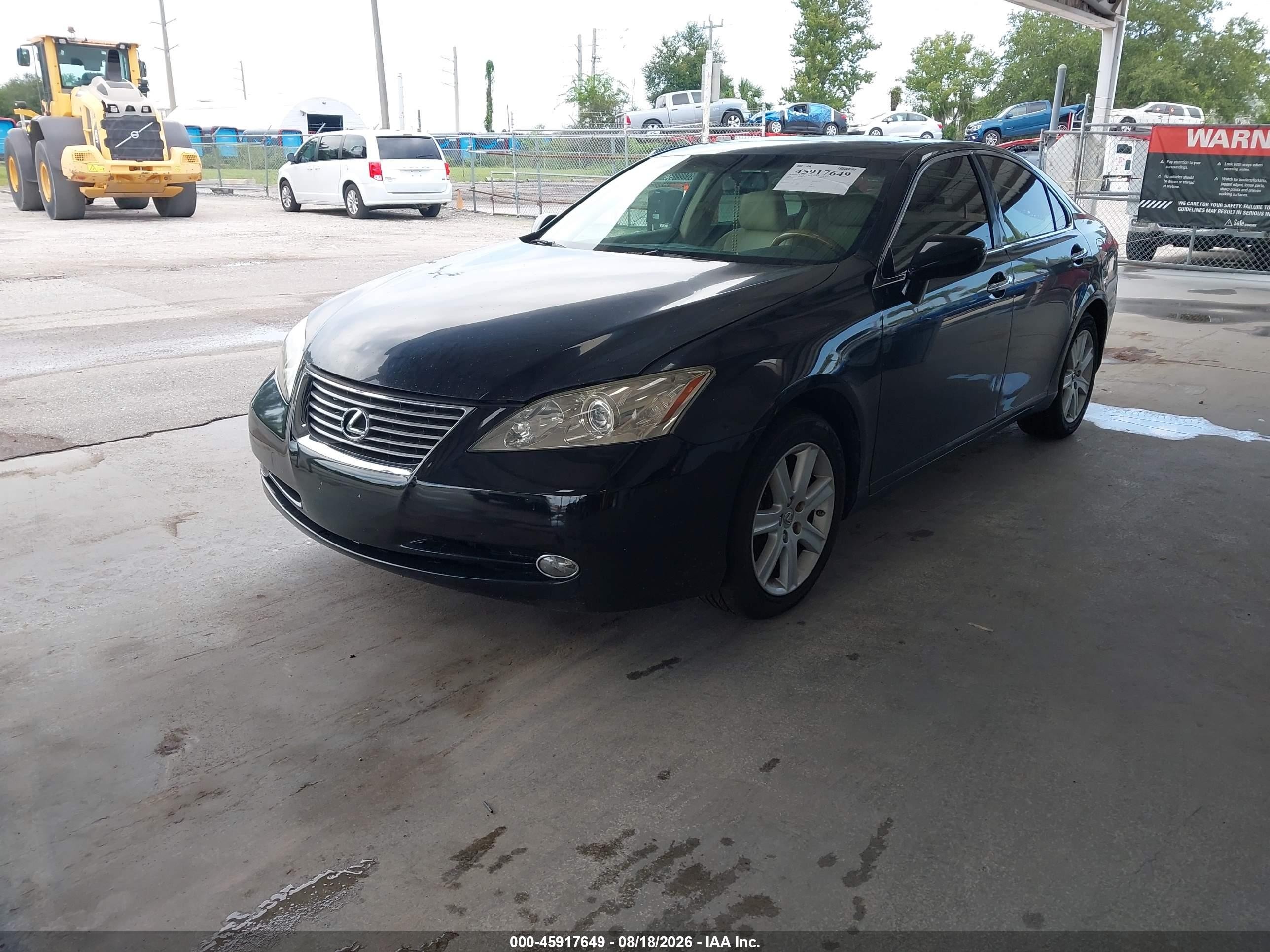 2008 Lexus Es 350   Черный vin: JTHBJ46G282182297