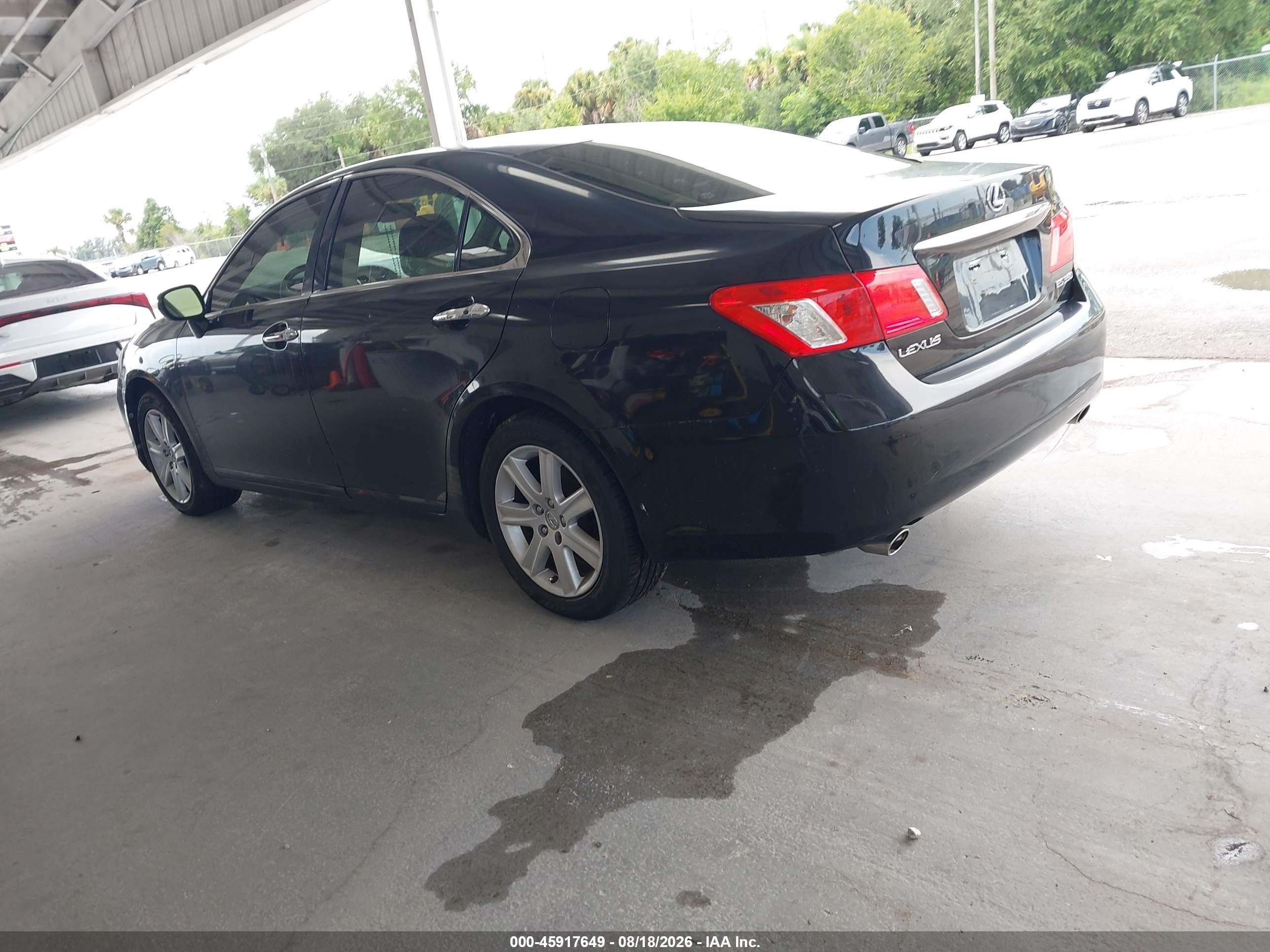 2008 Lexus Es 350   Черный vin: JTHBJ46G282182297