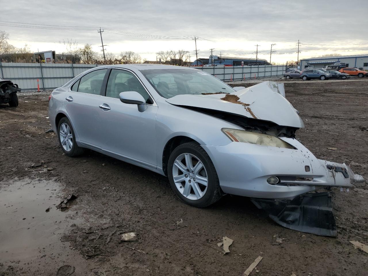 2008 Lexus Es 350 Base Silver vin: JTHBJ46G282188312