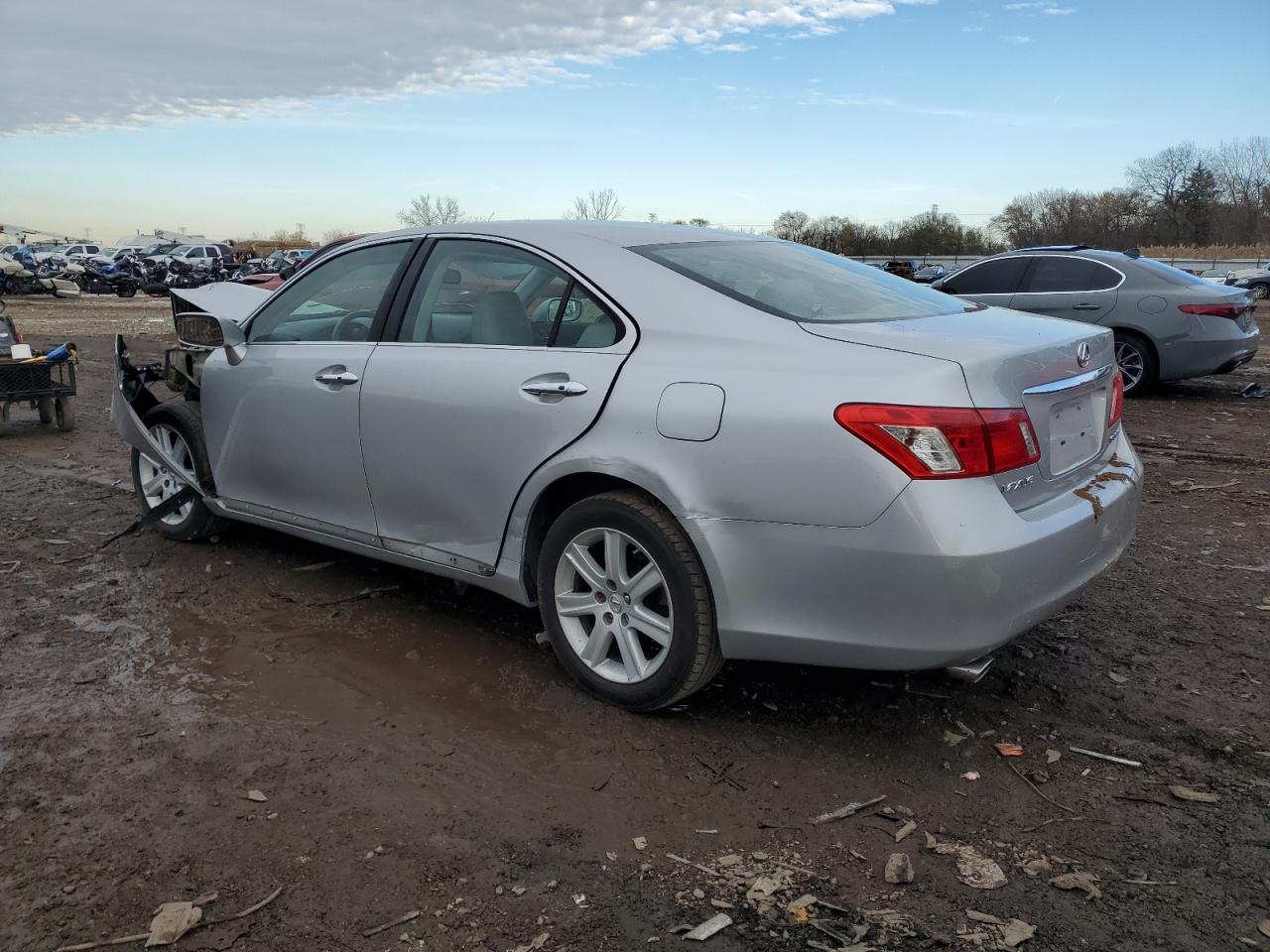 2008 Lexus Es 350 Base Silver vin: JTHBJ46G282188312