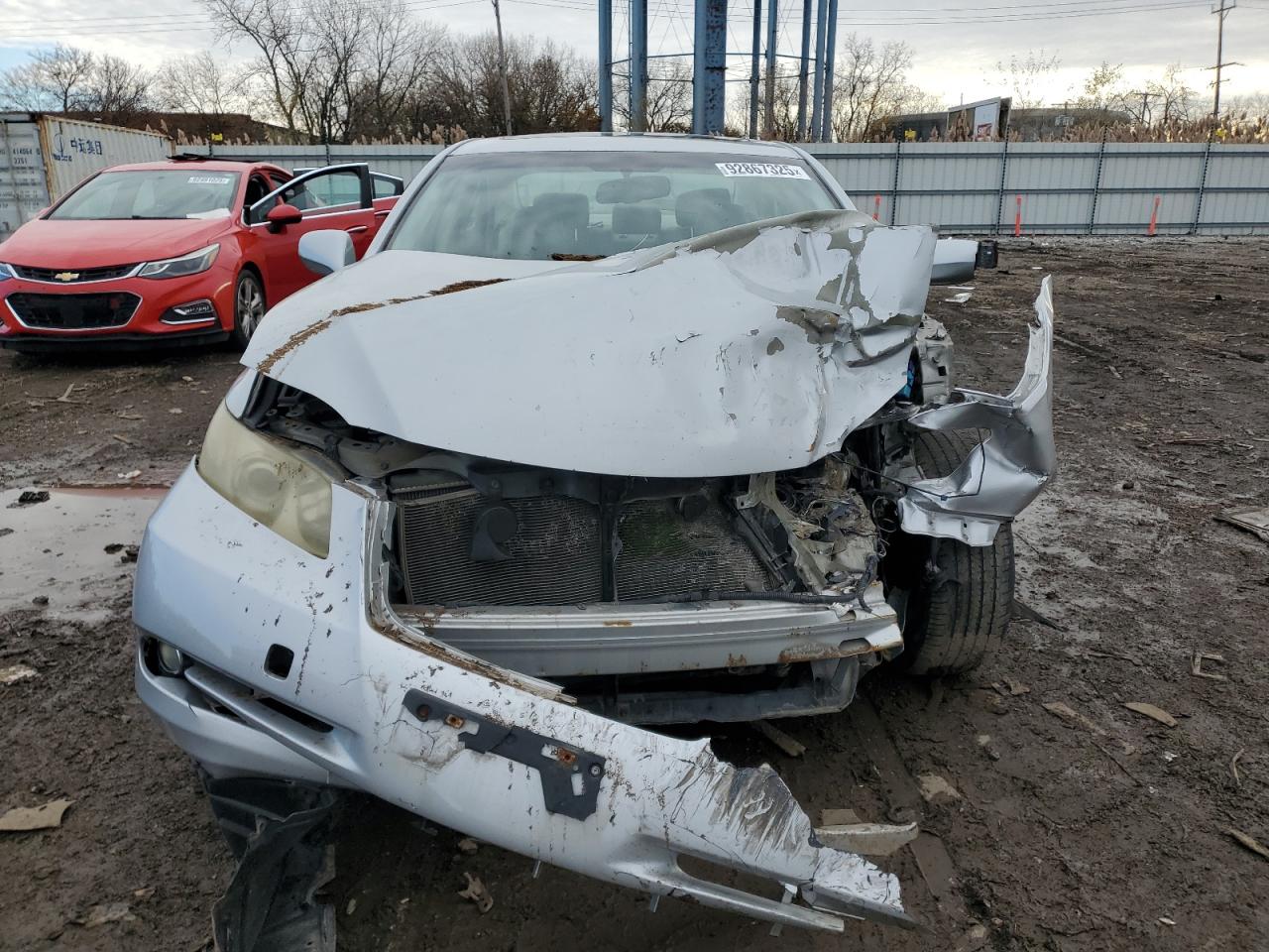 2008 Lexus Es 350 Base Silver vin: JTHBJ46G282188312