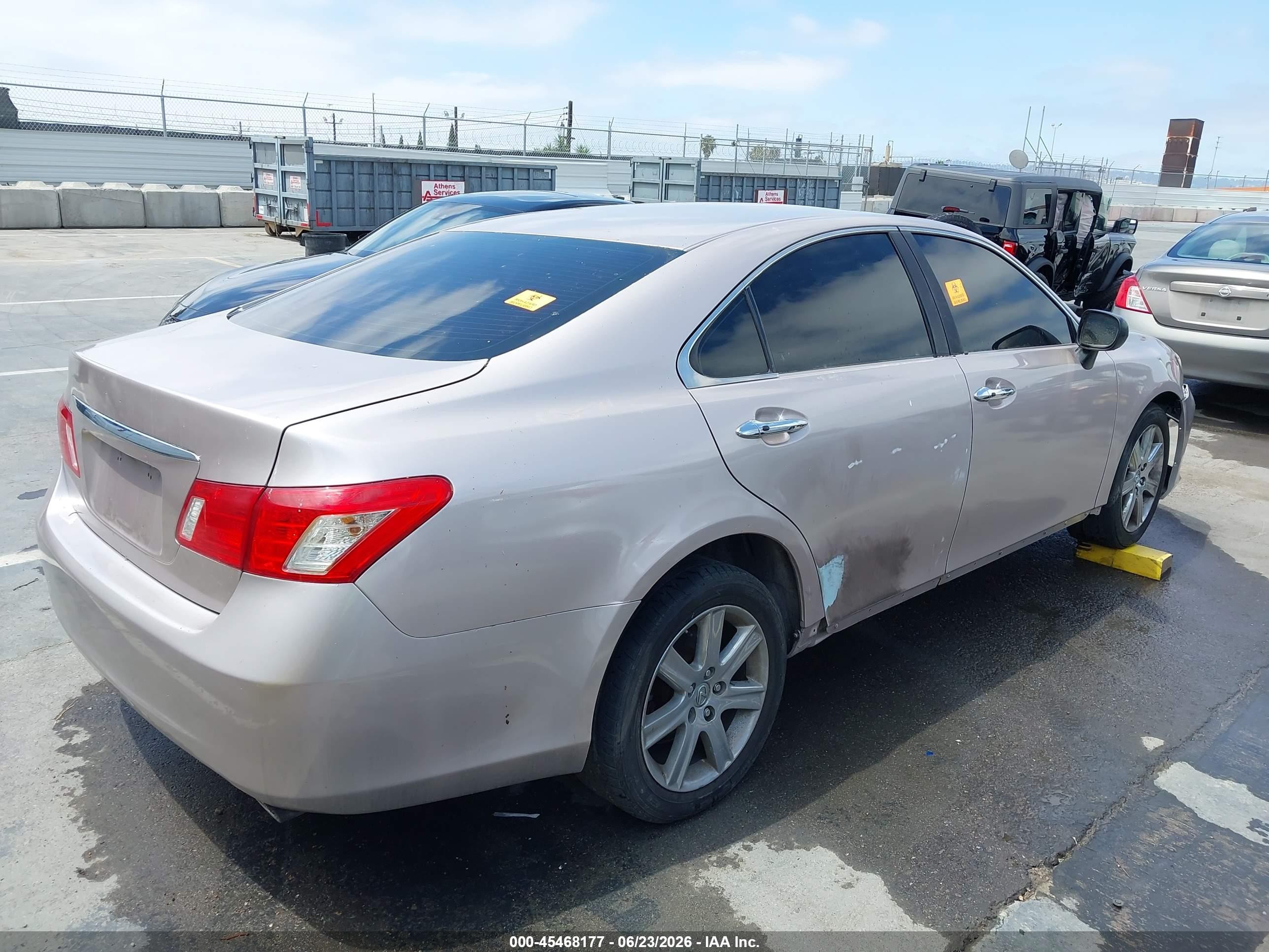 2008 Lexus Es 350   Gray vin: JTHBJ46G282189508