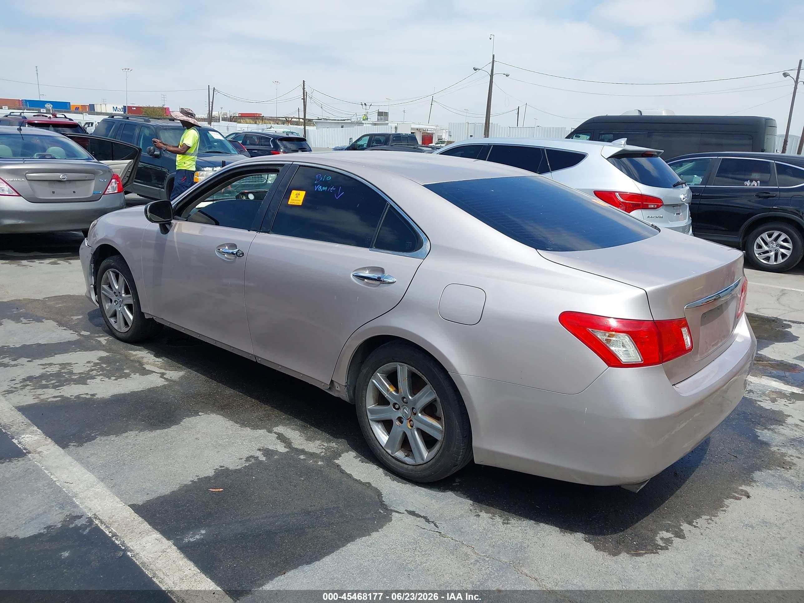 2008 Lexus Es 350   Gray vin: JTHBJ46G282189508