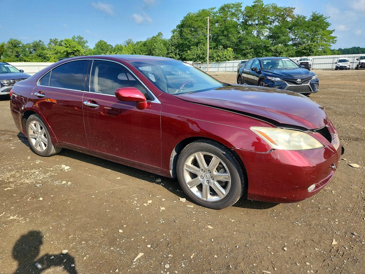 2008 Lexus Es 350 Burgundy vin: JTHBJ46G282201110
