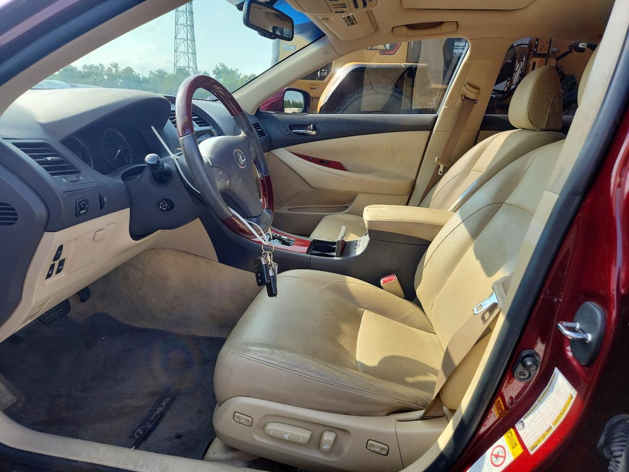 2008 Lexus Es 350 Burgundy vin: JTHBJ46G282201110