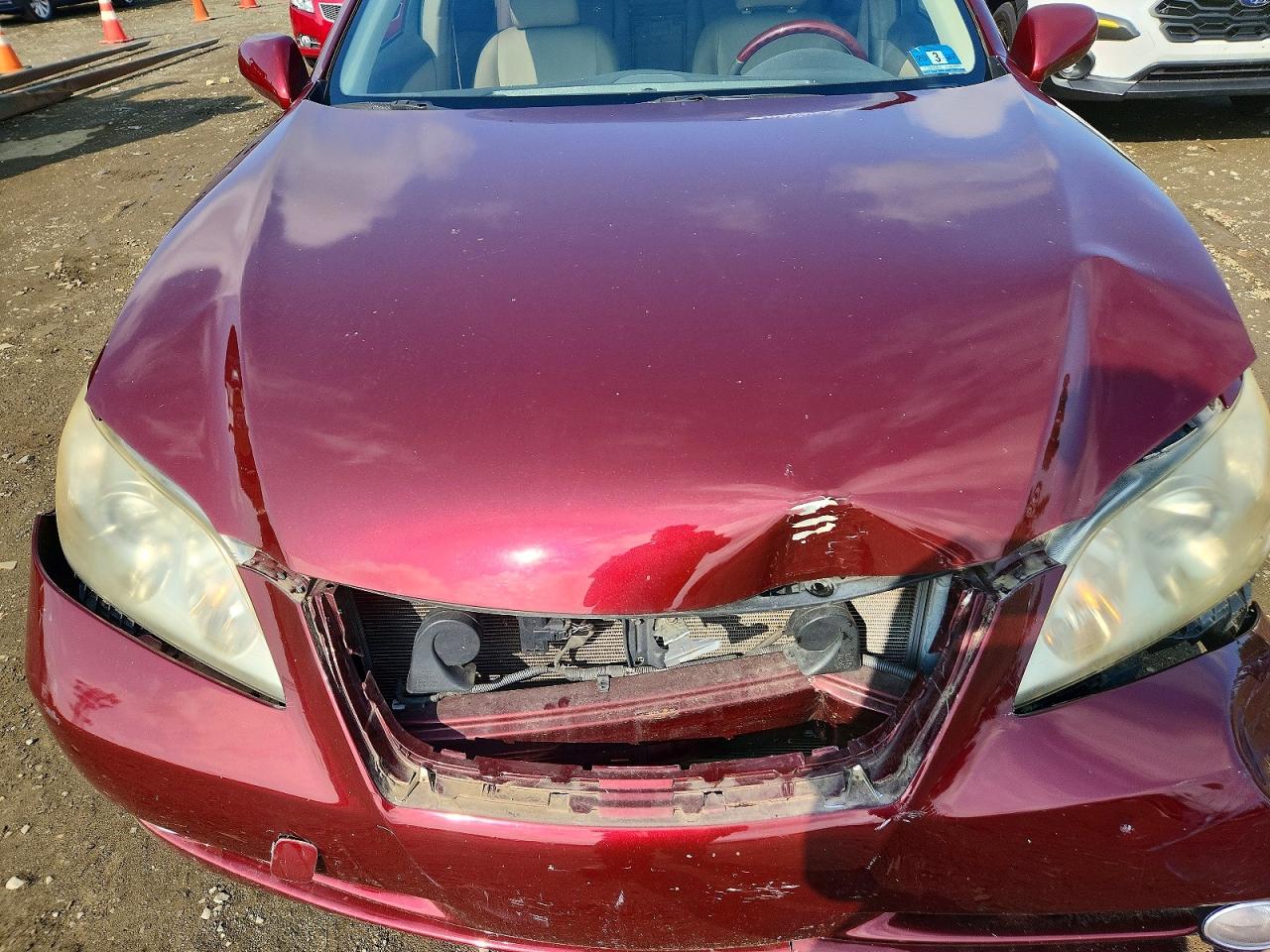 2008 Lexus Es 350 Burgundy vin: JTHBJ46G282201110