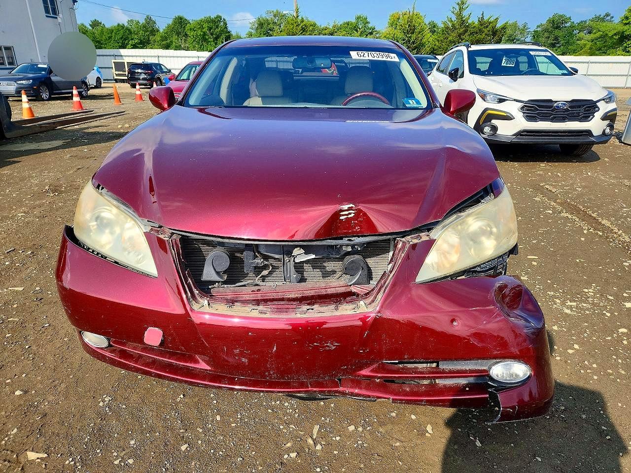 2008 Lexus Es 350 Burgundy vin: JTHBJ46G282201110