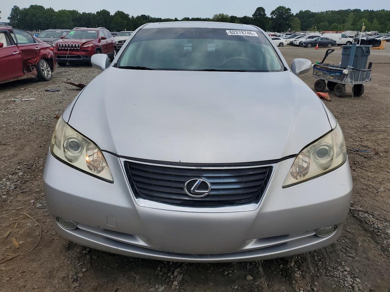 2008 Lexus Es 350 White vin: JTHBJ46G282219462