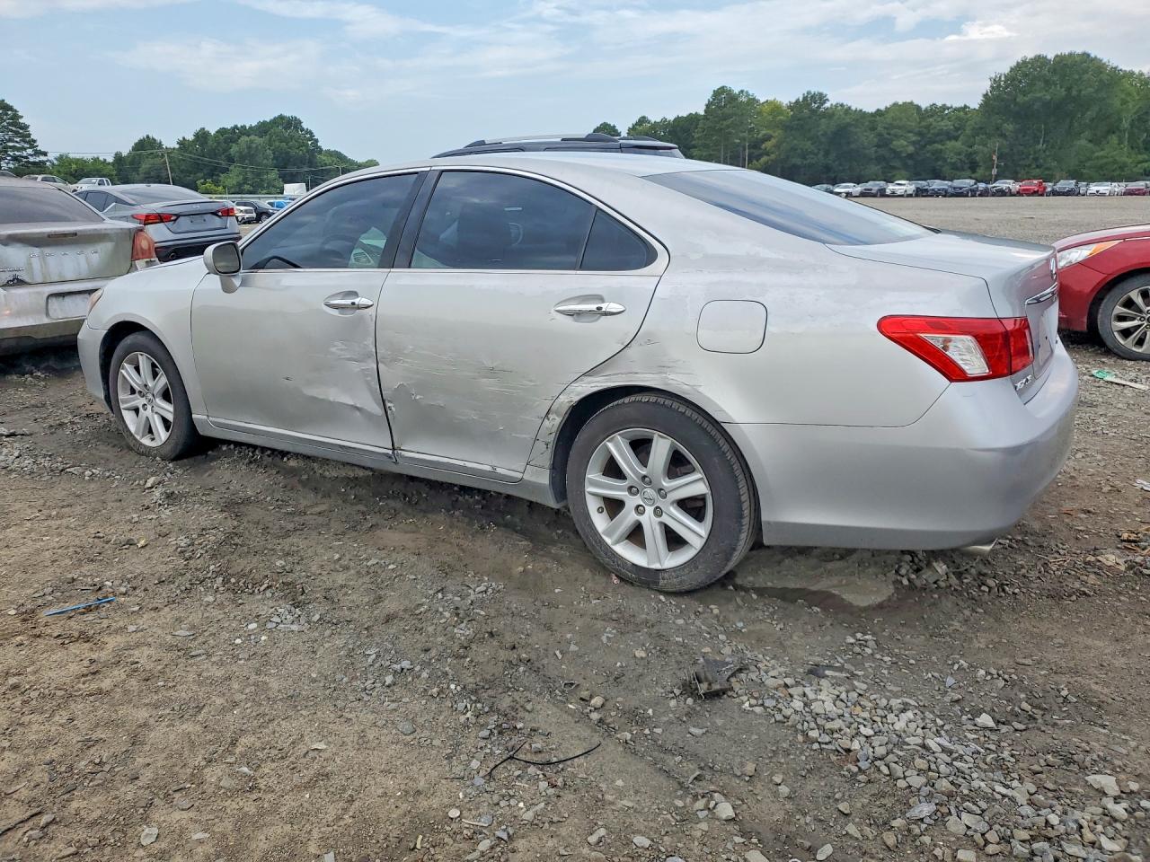 2008 Lexus Es 350 White vin: JTHBJ46G282219462