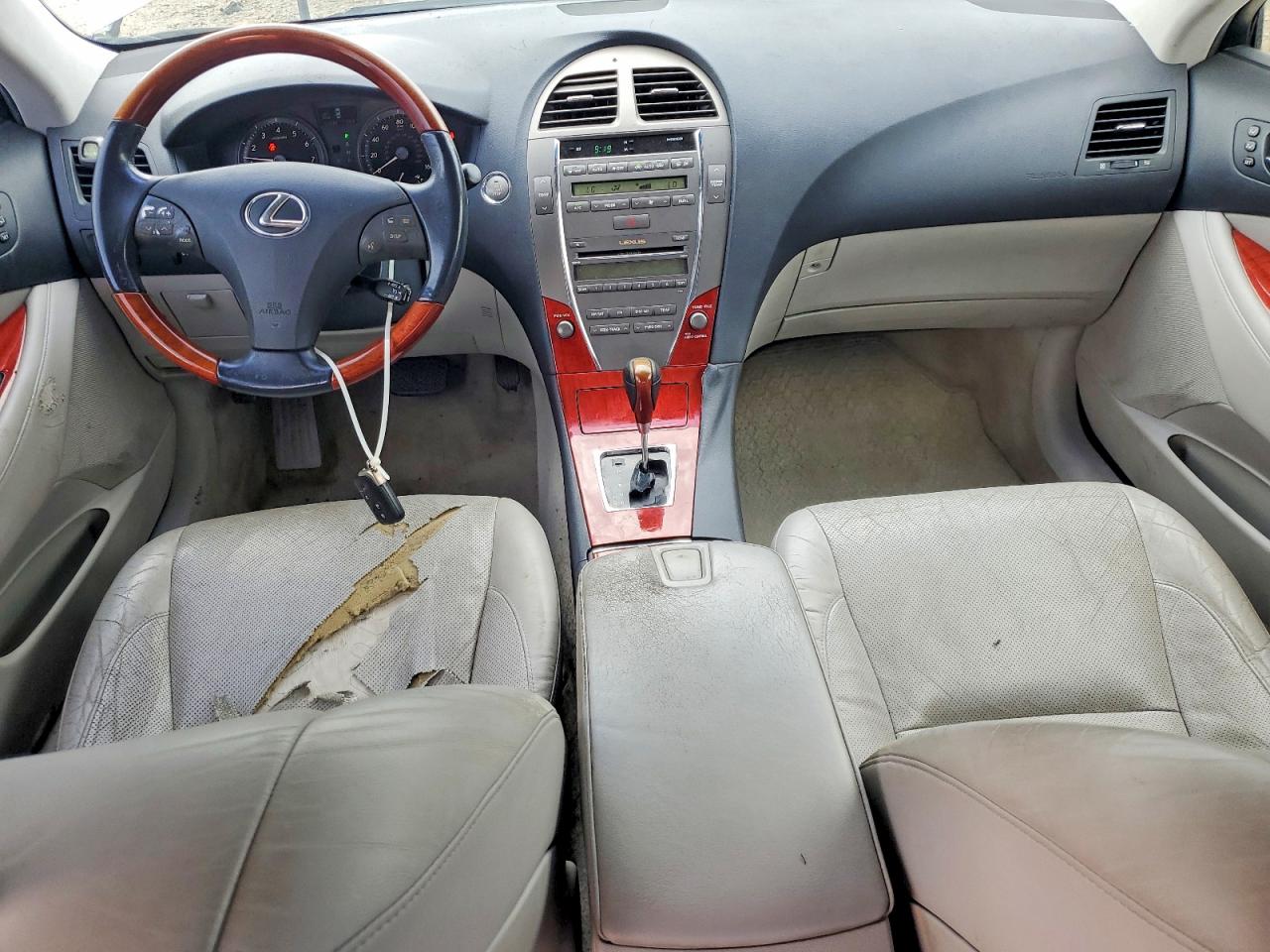 2008 Lexus Es 350 White vin: JTHBJ46G282219462