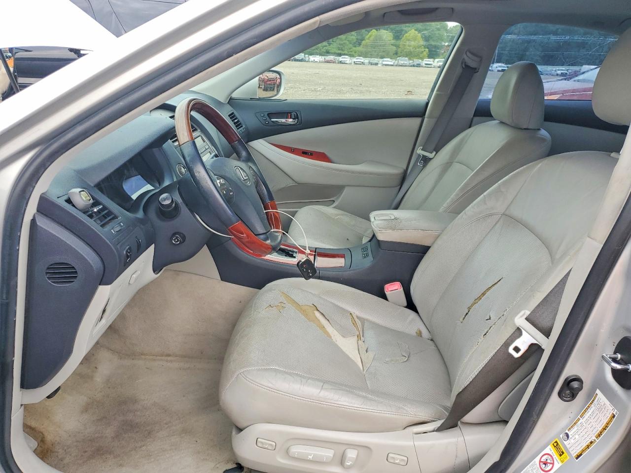 2008 Lexus Es 350 White vin: JTHBJ46G282219462