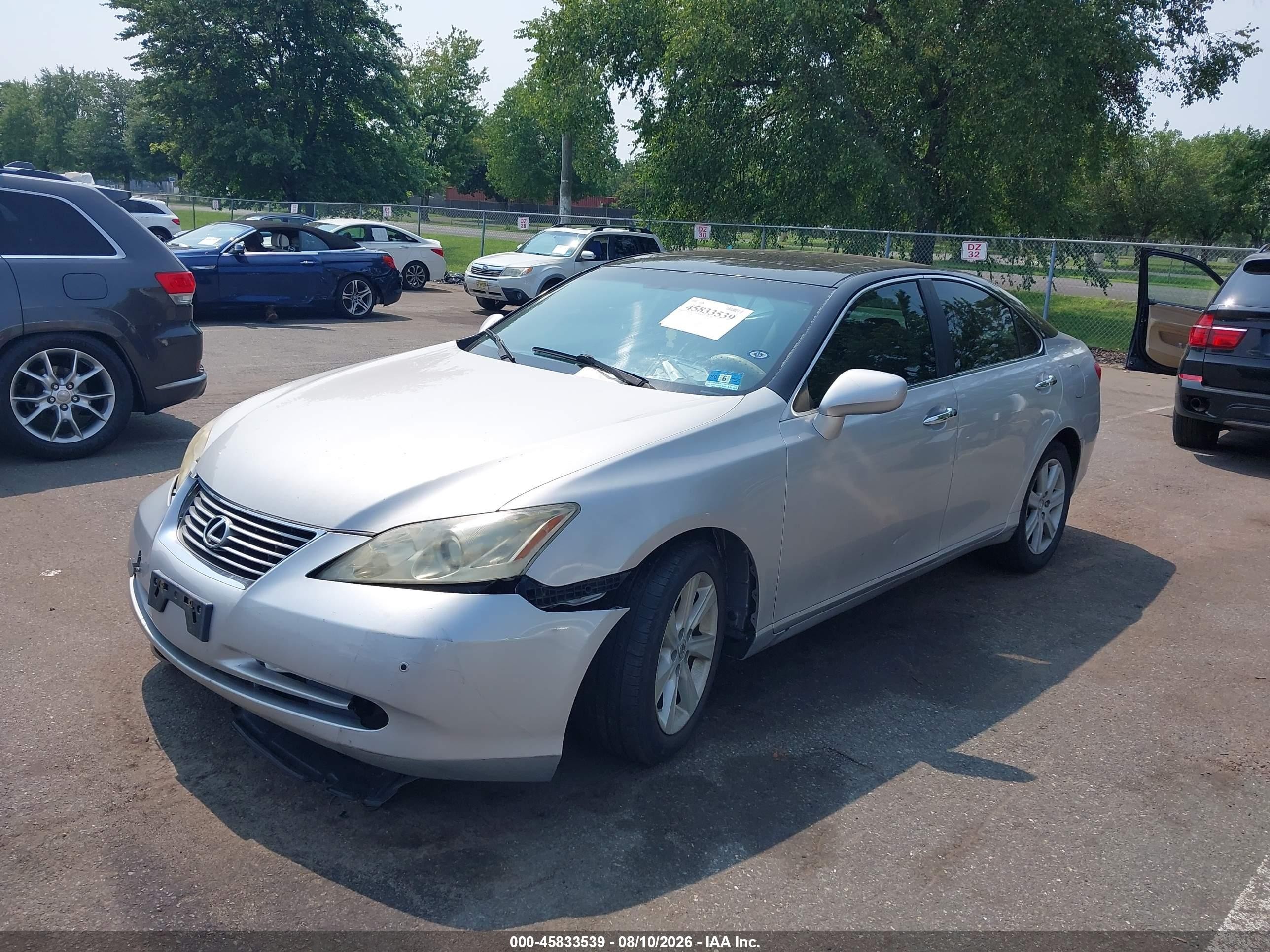 2008 Lexus Es 350 Серебряный vin: JTHBJ46G282229490