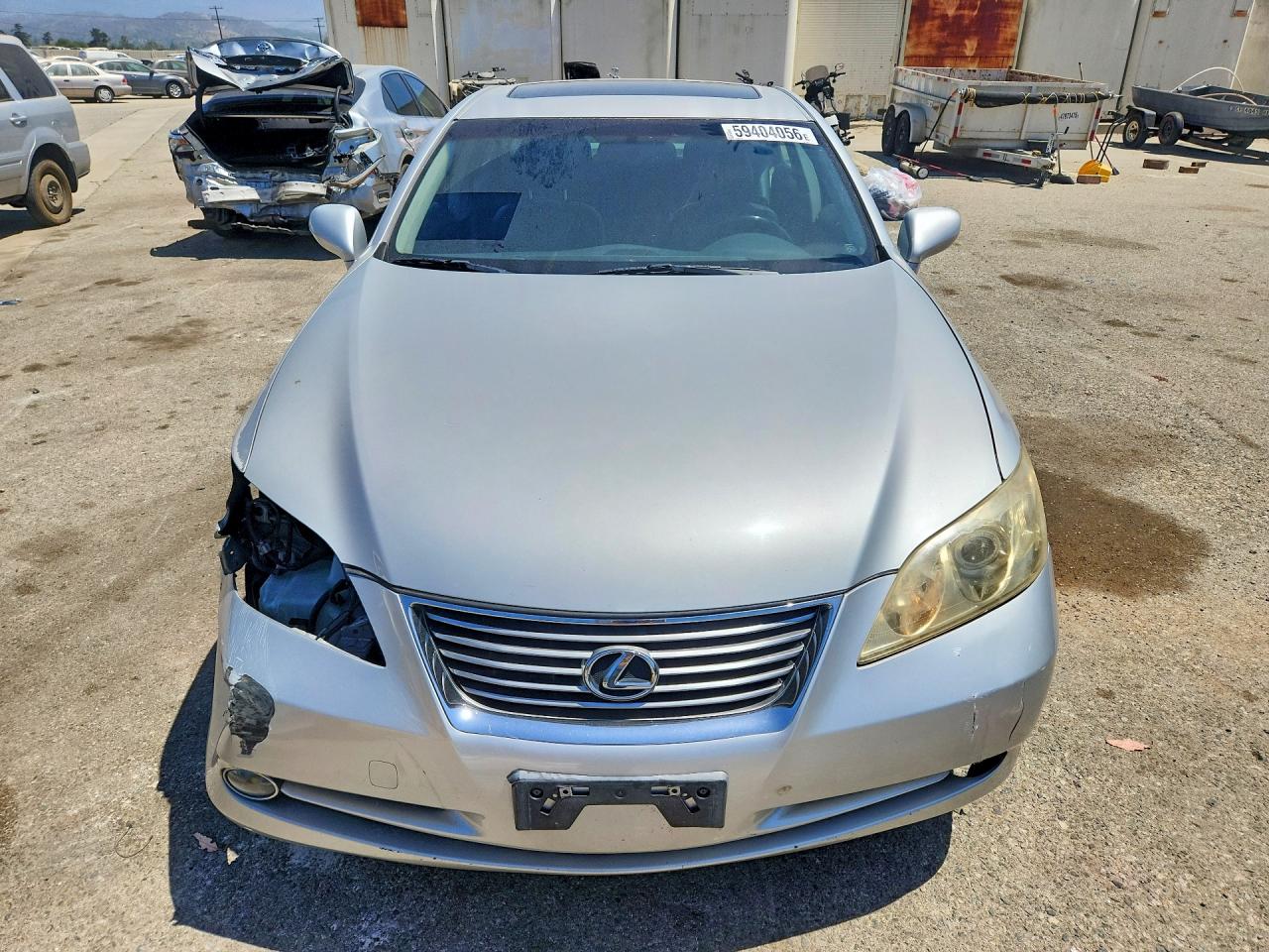 2008 Lexus Es 350 Silver vin: JTHBJ46G282246127
