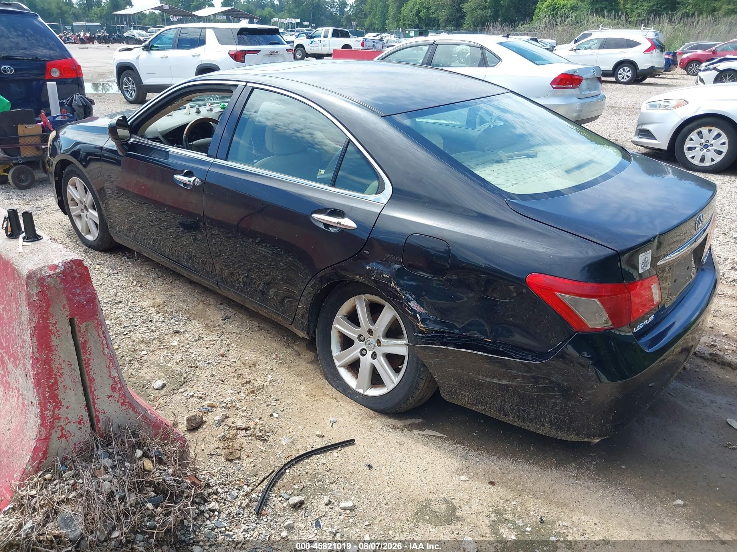2008 Lexus Es 350   Черный vin: JTHBJ46G282253594