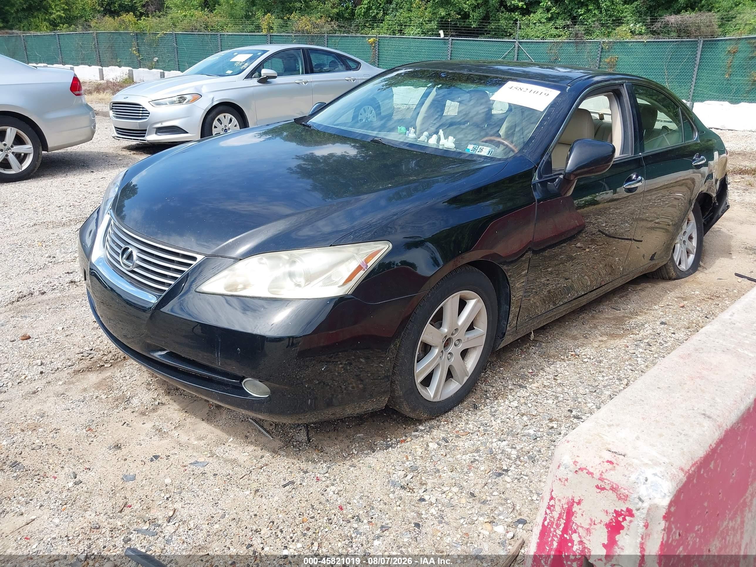 2008 Lexus Es 350   Черный vin: JTHBJ46G282253594