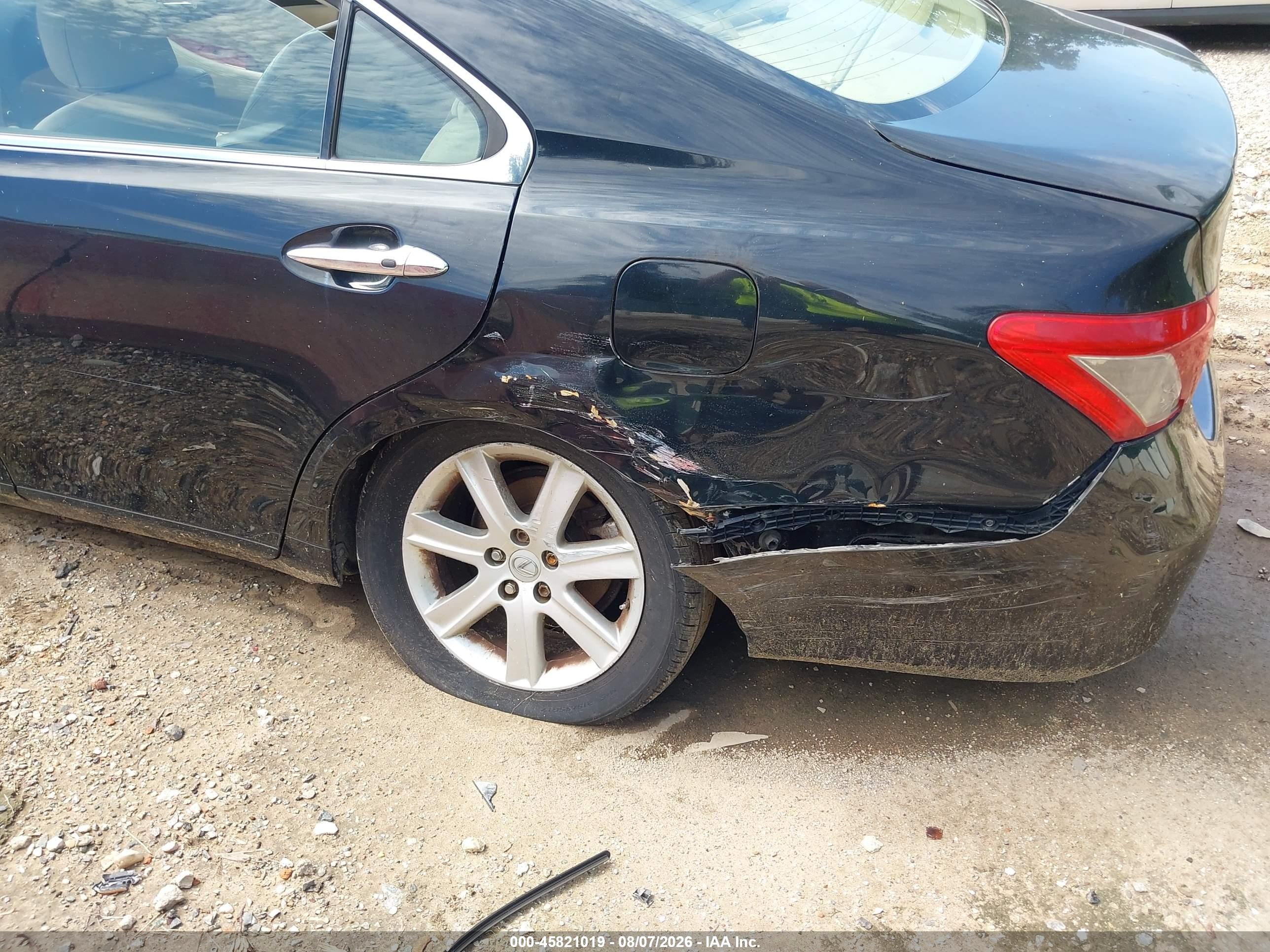 2008 Lexus Es 350   Черный vin: JTHBJ46G282253594